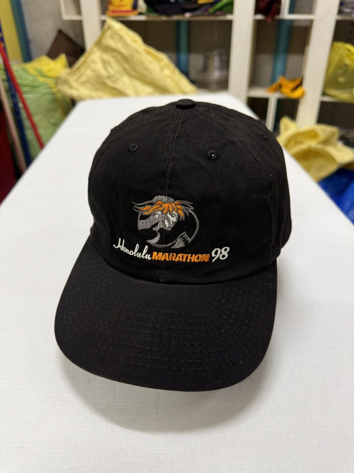 Nike Honolulu Marathon 1998 Nike Cap Made in USA Size ONE SIZE - 1 Thumbnail