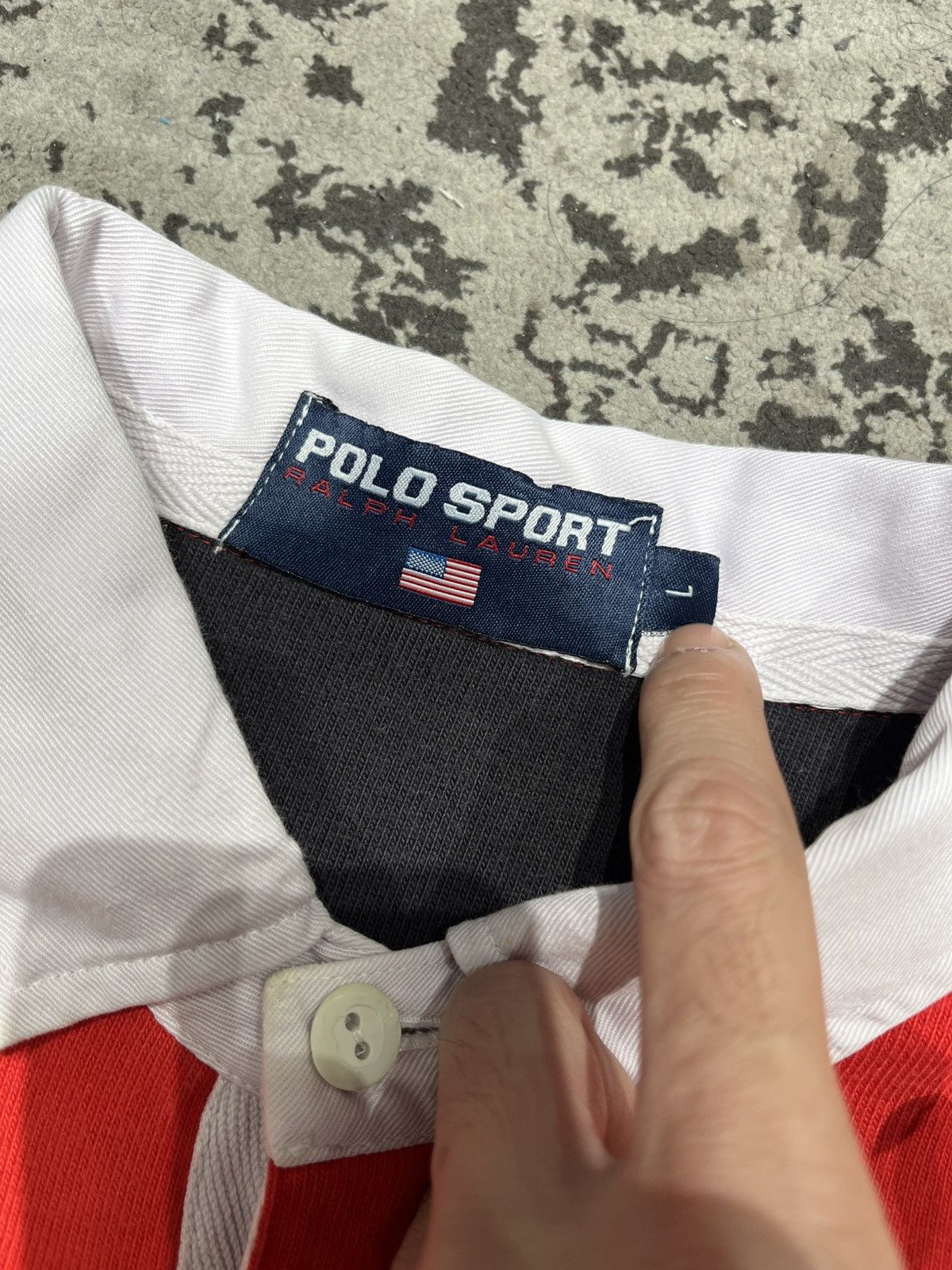 Polo Ralph Lauren 00’s Polo Sport Ralph Lauren Back Logo Size US L / EU 52-54 / 3 - 4 Thumbnail
