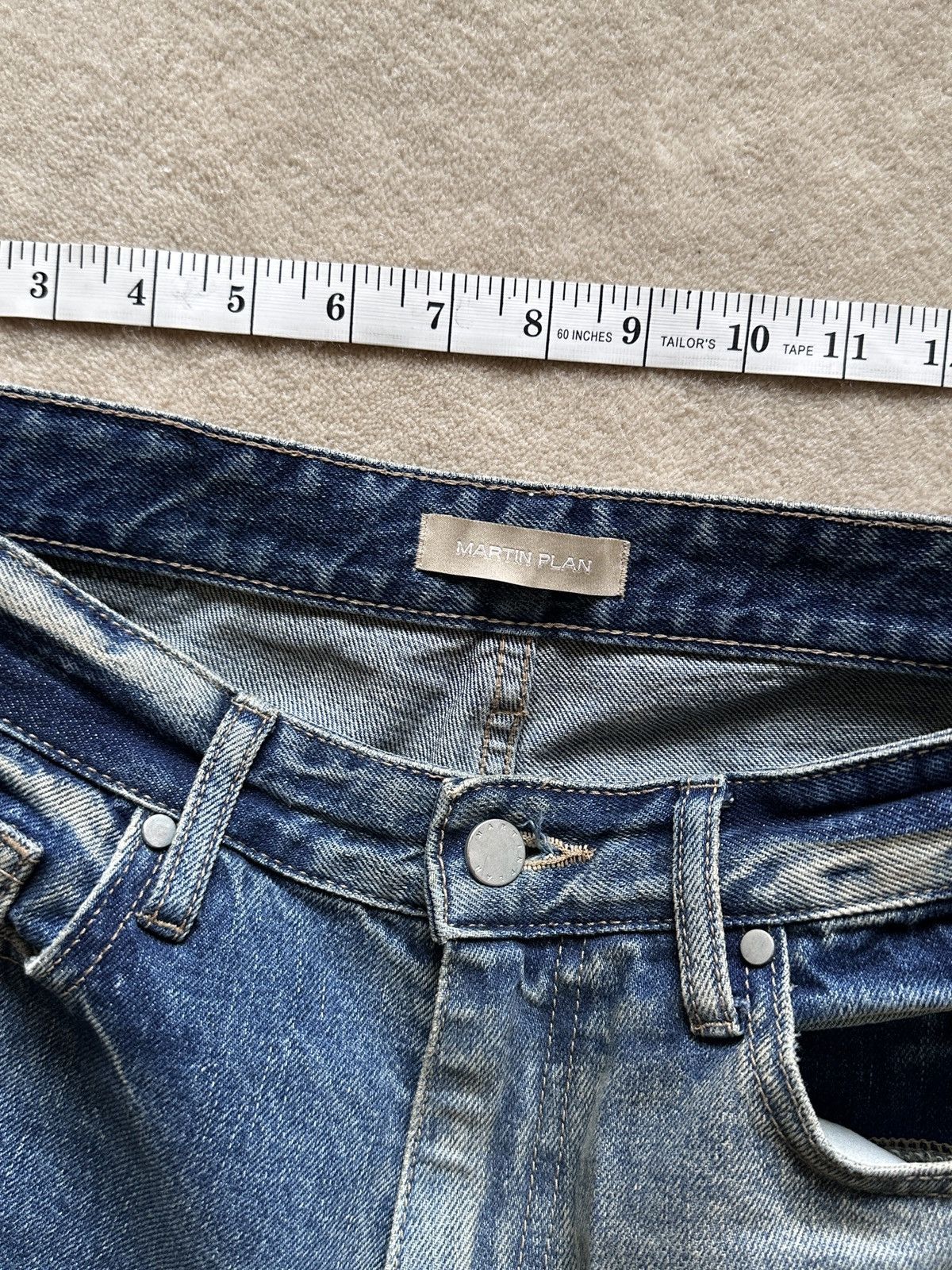 Vintage Dirty Blue Wash Straight Leg Denim — Martin Plan | US30 Size US 30 / EU 46 - 5 Thumbnail