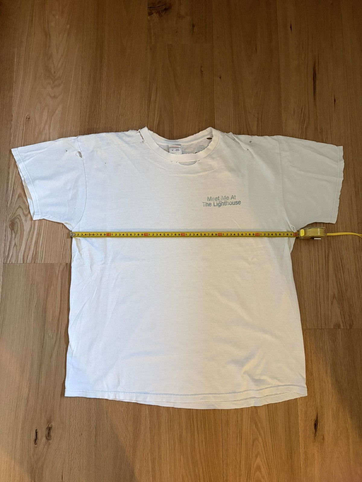 Vintage The Lighthouse Long Island Vintage T-Shirt Fruit of the Loom Size US XL / EU 56 / 4 - 3 Thumbnail