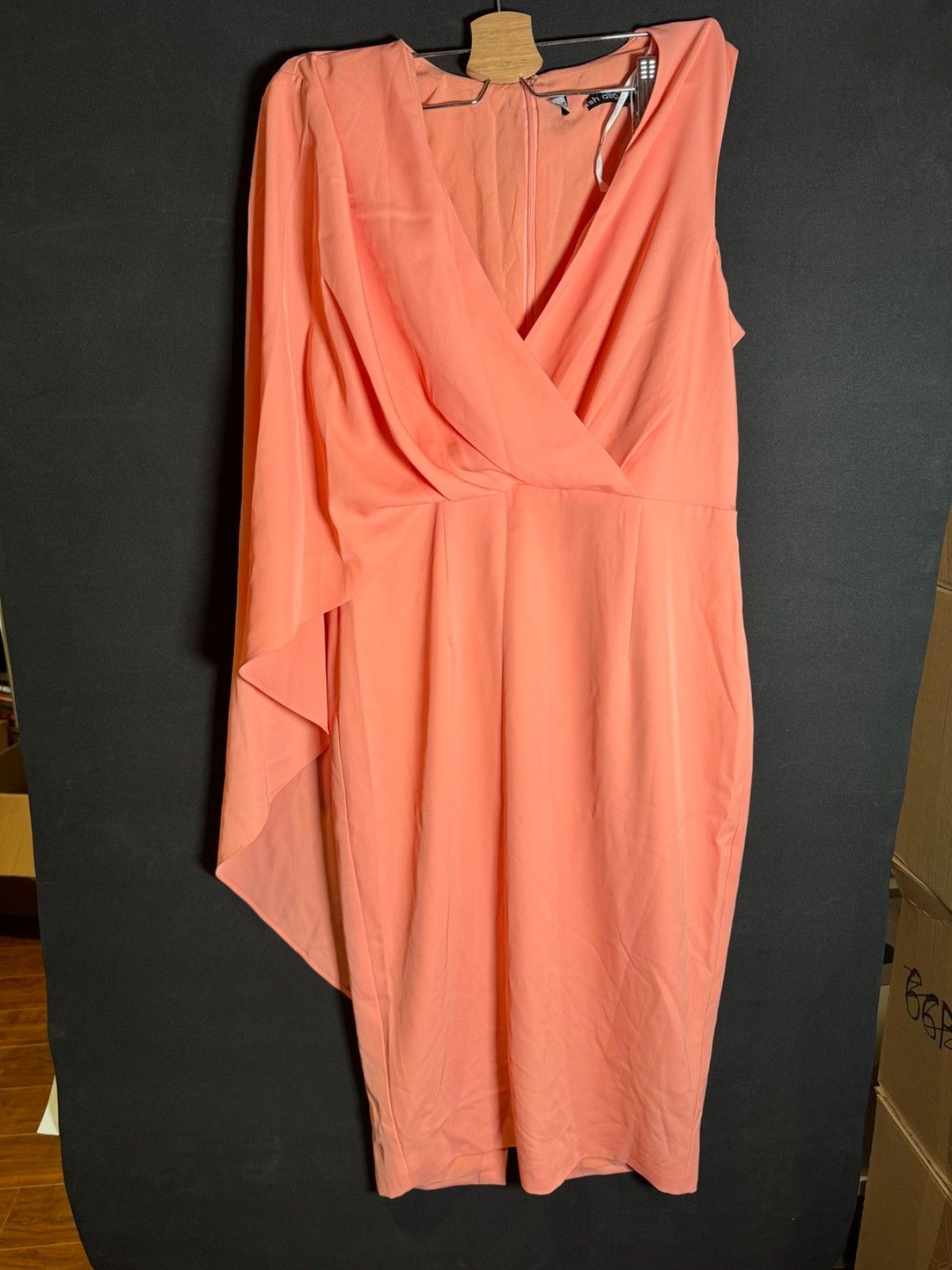Other Lavish Alice Pink Asymmetrical Sleeveless Dress Sz 8 Size M / US 6-8 / IT 42-44 - 1 Thumbnail