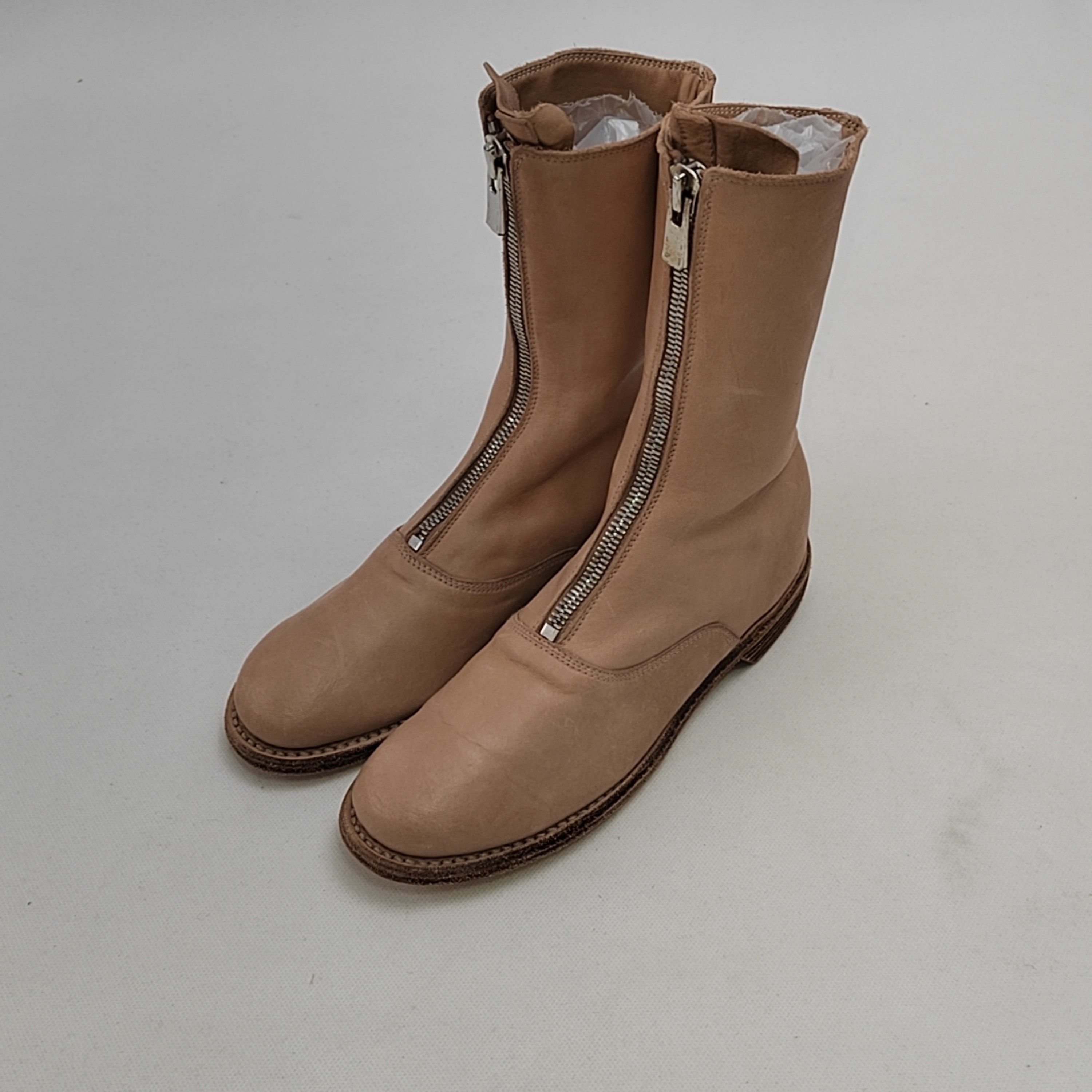 Guidi Guidi Front Zip Leather Boots Size 38.5 Size US 8.5 / IT 38.5 - 1 Thumbnail