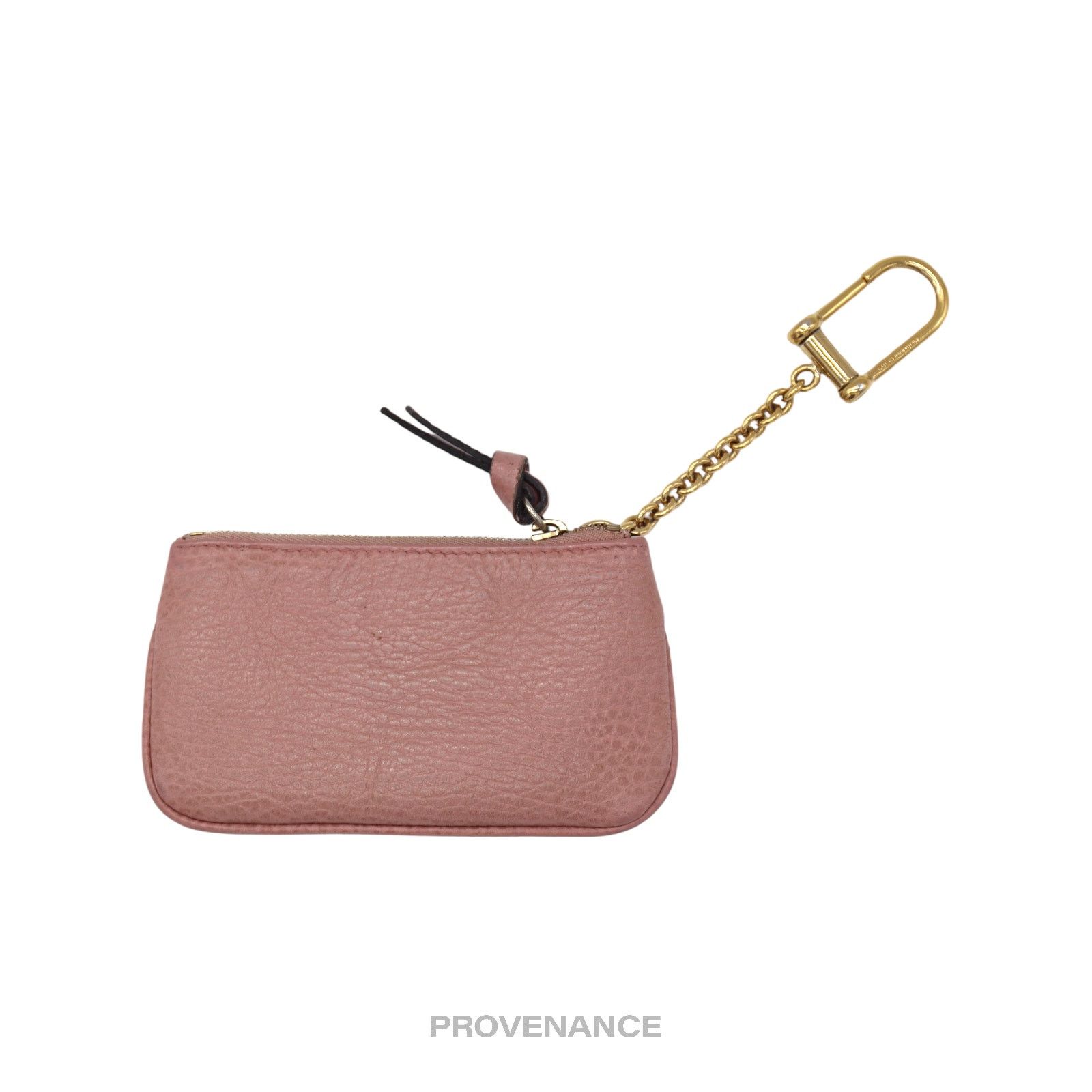 Gucci 🔴 Gucci MII Key Pouch Cles - Powder Pink Tumbled Leather Size ONE SIZE - 2 Thumbnail