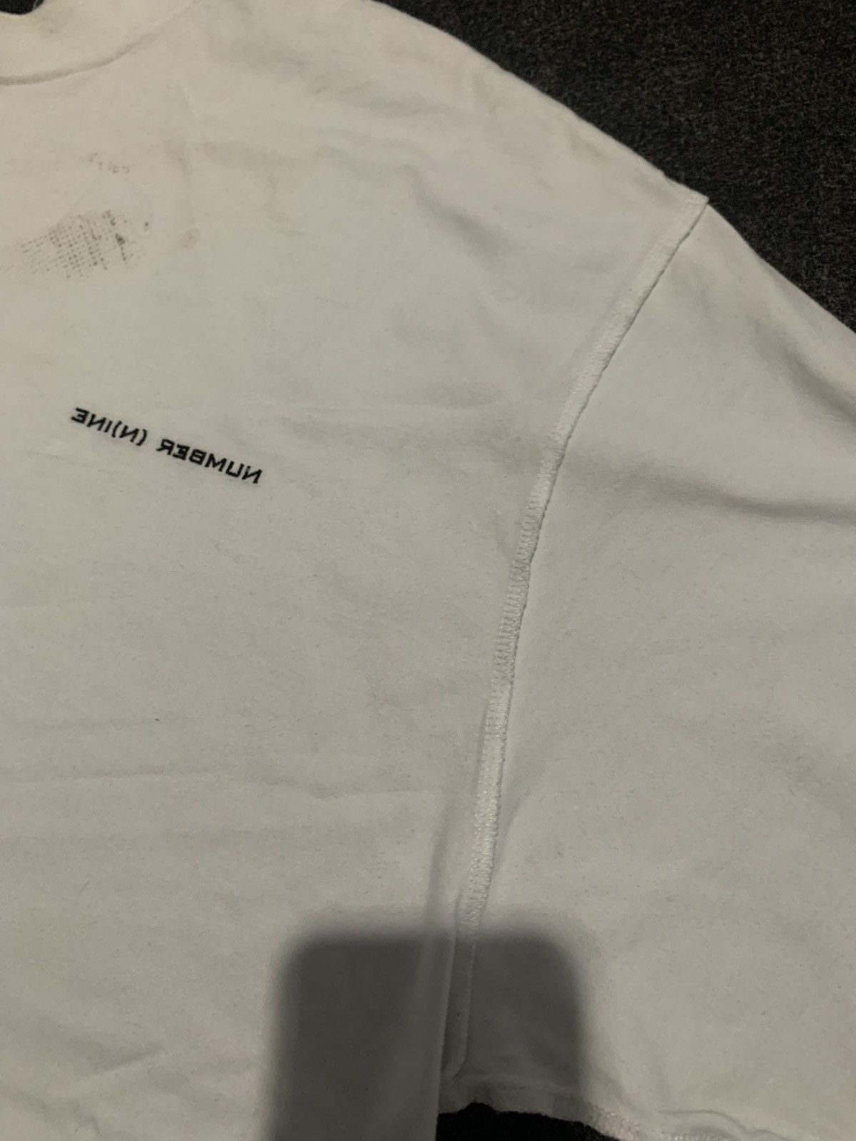 Number (N)ine Number (N)ine Reversed Logo T-shirt Size US XL / EU 56 / 4 - 7 Thumbnail