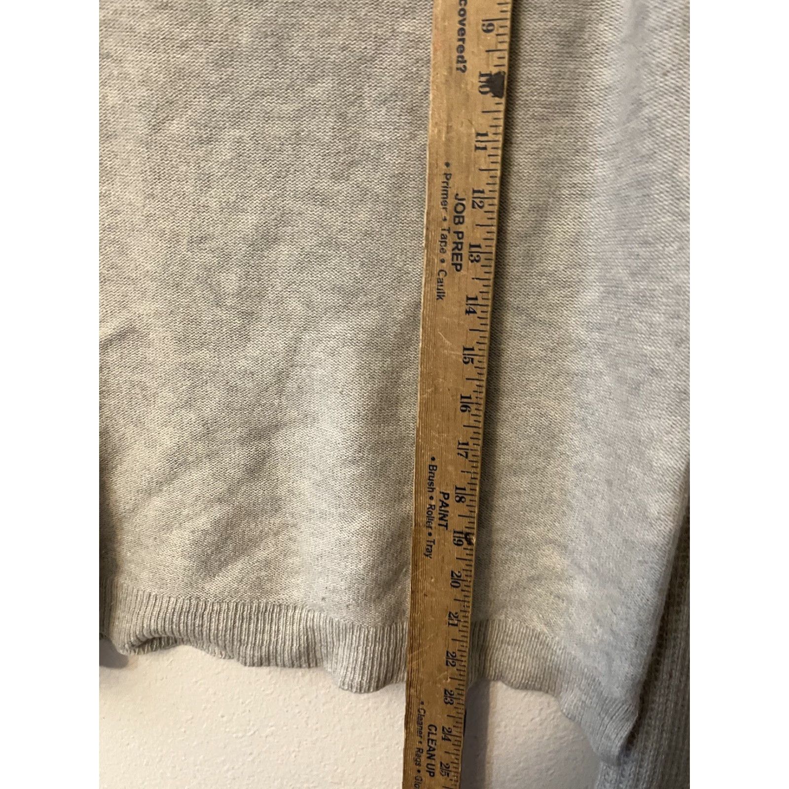 Gap Gap Women Solid Gray Crew Neck Long Sleeve Size Small Sweater Shirt Size S / US 4 / IT 40 - 5 Thumbnail