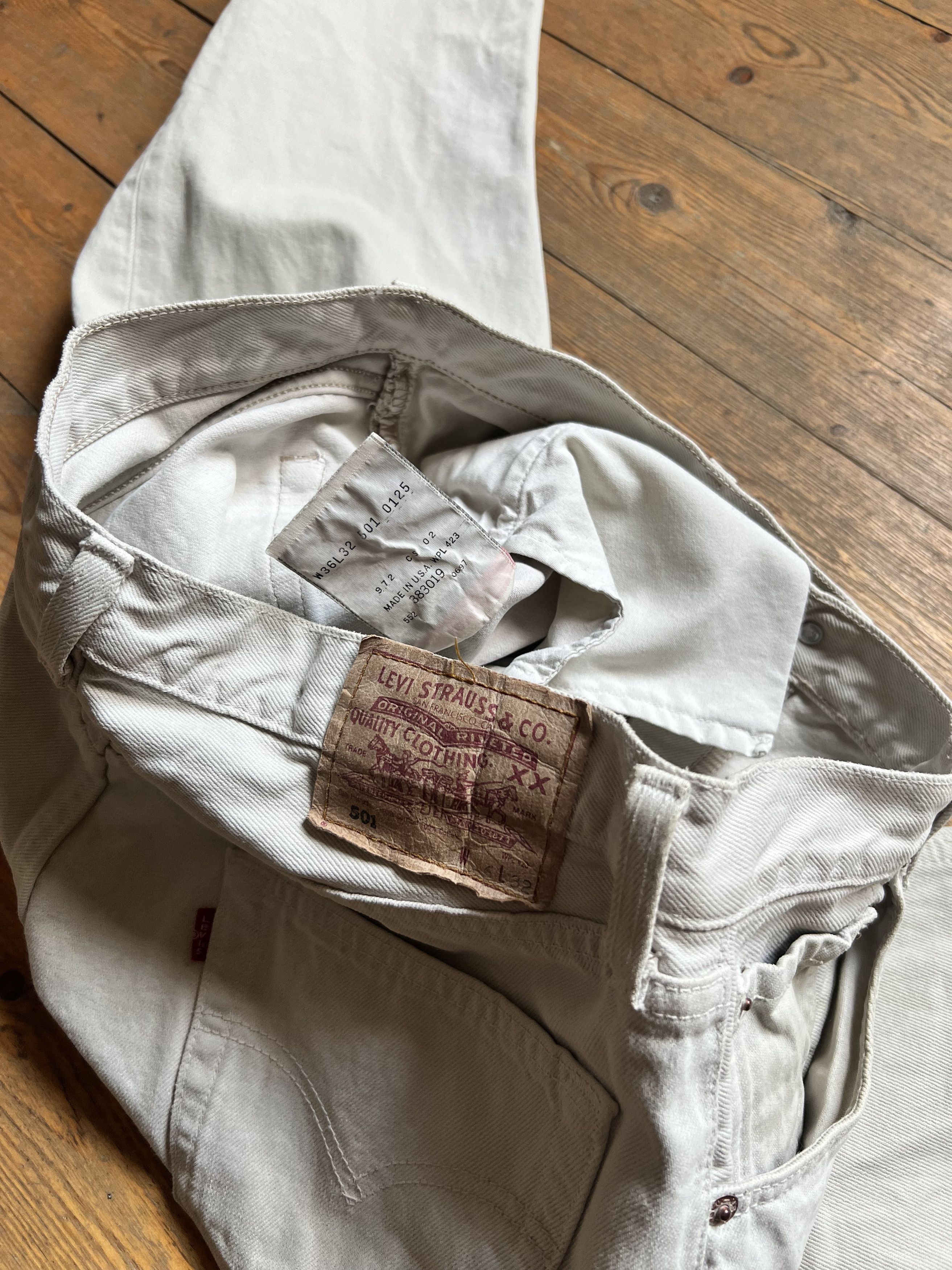 Levi's Vintage Clothing Levis Vintage Denime Heavy Chino Jeans Pants Size US 36 / EU 52 - 6 Thumbnail