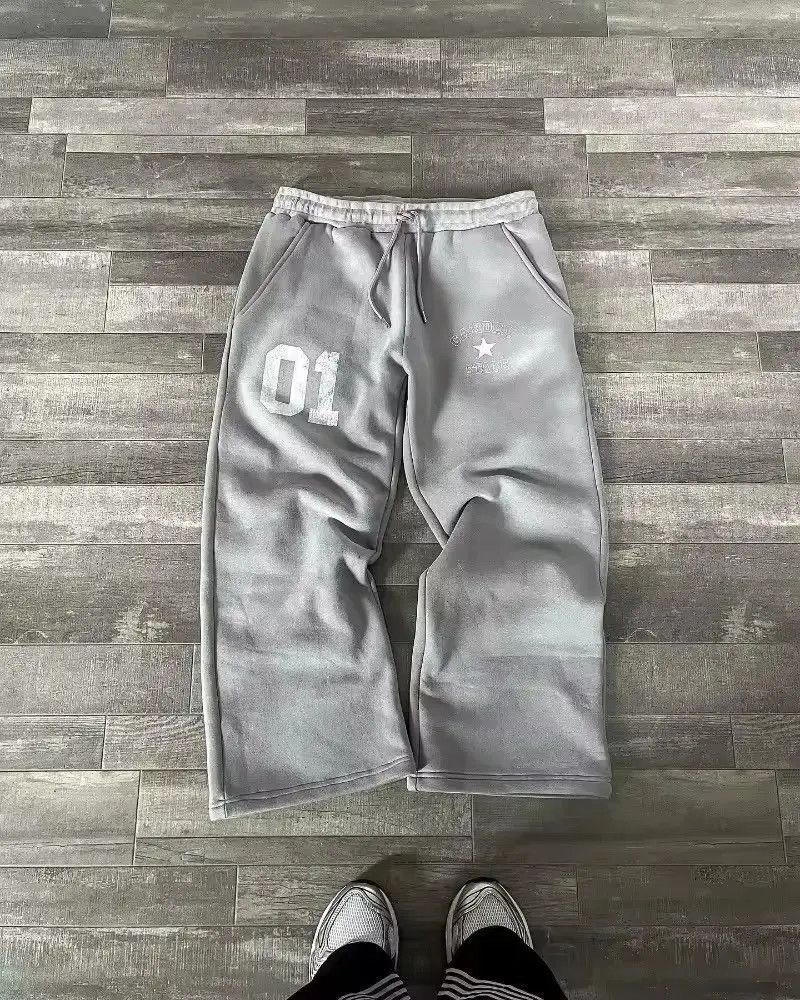 Japanese Brand No 01 Print Jogger Pant Size US 34 / EU 50 - 1 Thumbnail