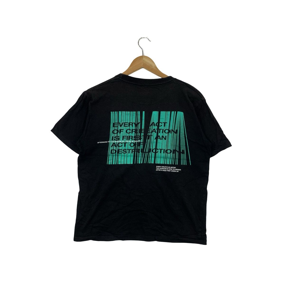 Other GRANIPH ABSTRACT ART Creation Destruction Quote Tee Shirt Size S / US 4 / IT 40 - 1 Thumbnail