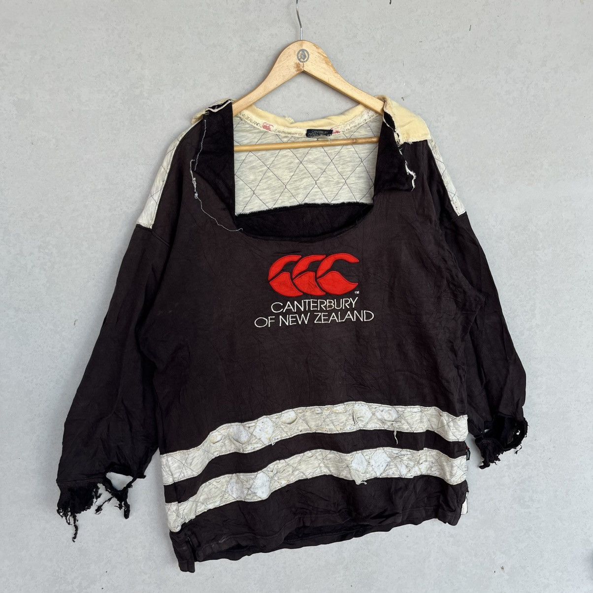 Other Vintage Distressed Black Canterbury Windbreaker Size XXL Size US XXL / EU 58 / 5 - 3 Thumbnail
