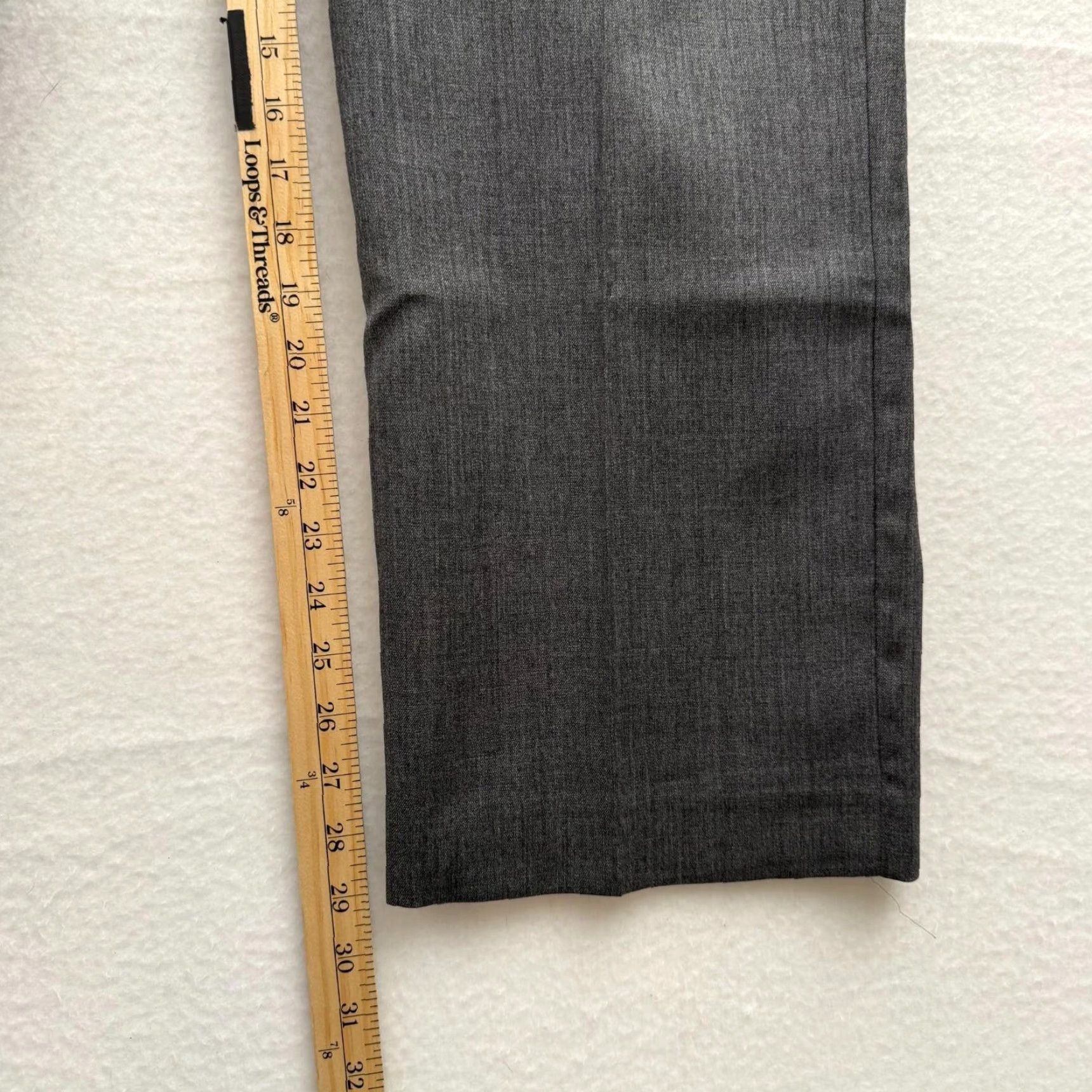 Banana Republic VINTAGE Banana Republic Men’s Wool Pants Dress Pants 32x30 Gray 2006 Y2K Relaxed Regular 35x30 Trousers Mens Size US 32 / EU 48 - 5 Thumbnail