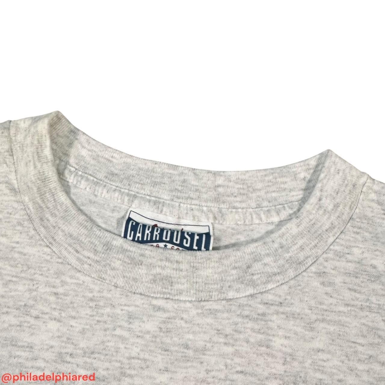 Designer Vintage 1990s Burlington County College t-shirt mens XL Size US XL / EU 56 / 4 - 4 Thumbnail