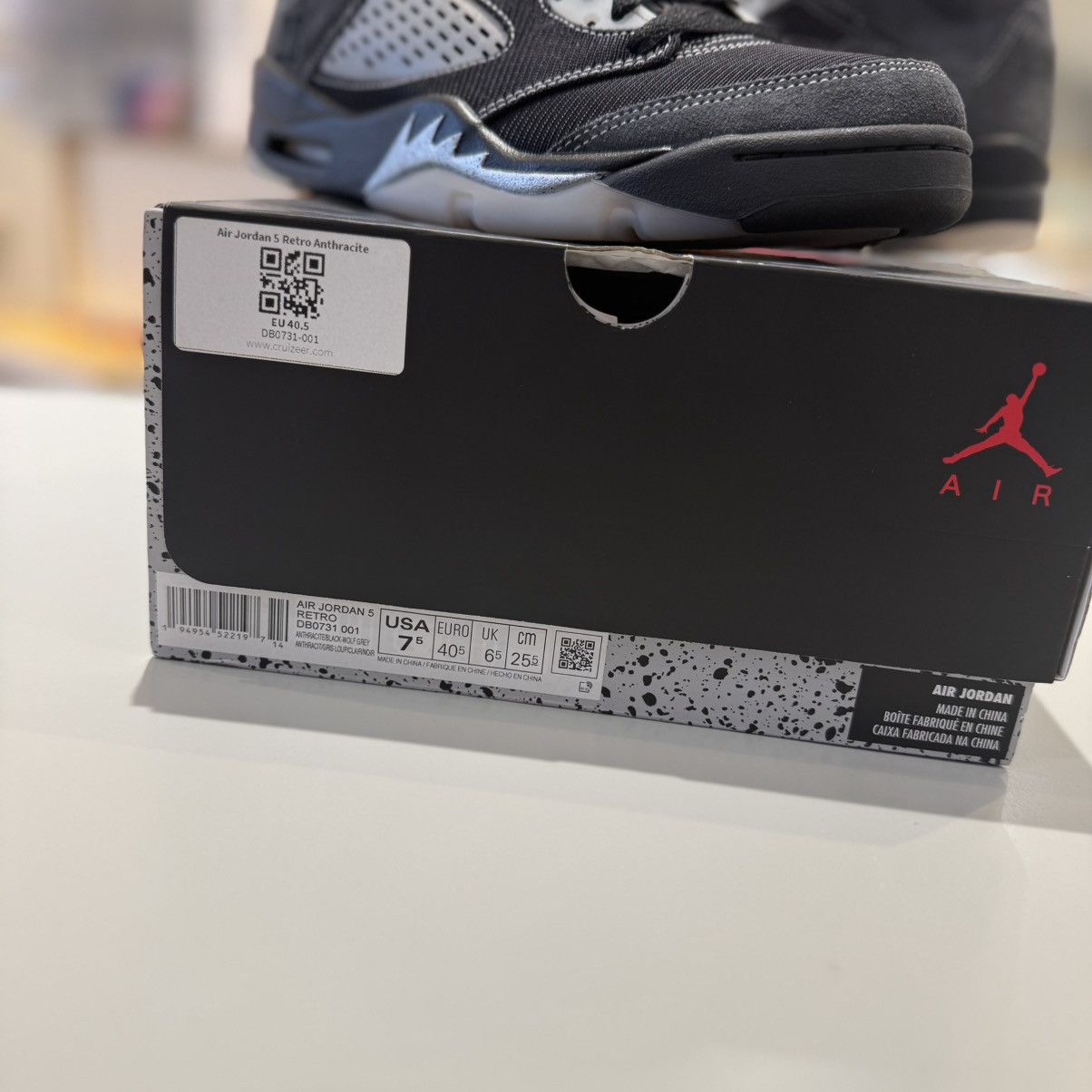 Jordan Brand Air Jordan 5 Retro Anthracite Size US 7.5 / EU 40-41 - 10 Thumbnail