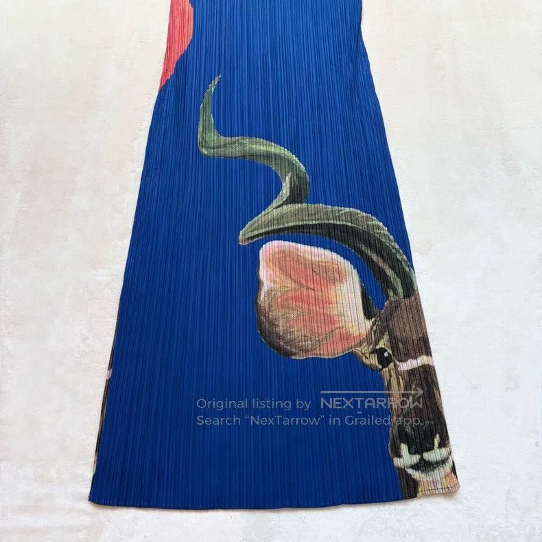 Issey Miyake Issey Miyake Blue Dress Size M / US 6-8 / IT 42-44 - 5 Thumbnail