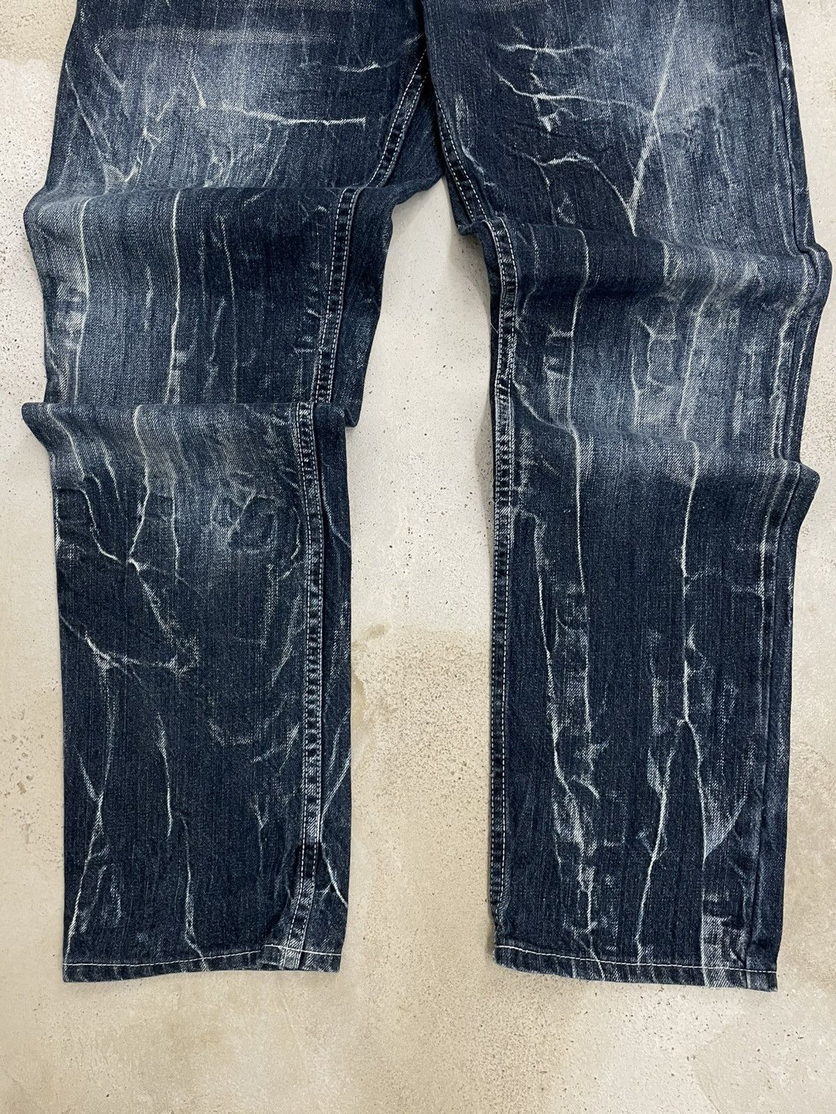 Hysteric Glamour Vintage 90’s Japan Nylaus Clothing Wing Distressed Denim Size US 29 - 3 Thumbnail