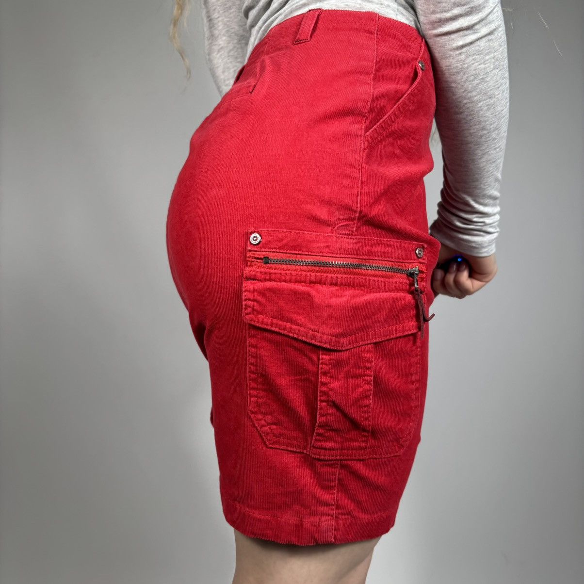 Vintage Vintage Y2K Japanese Style Cargo Midi Skirt Retro Casual Size 26" / US 2 / IT 38 - 3 Thumbnail