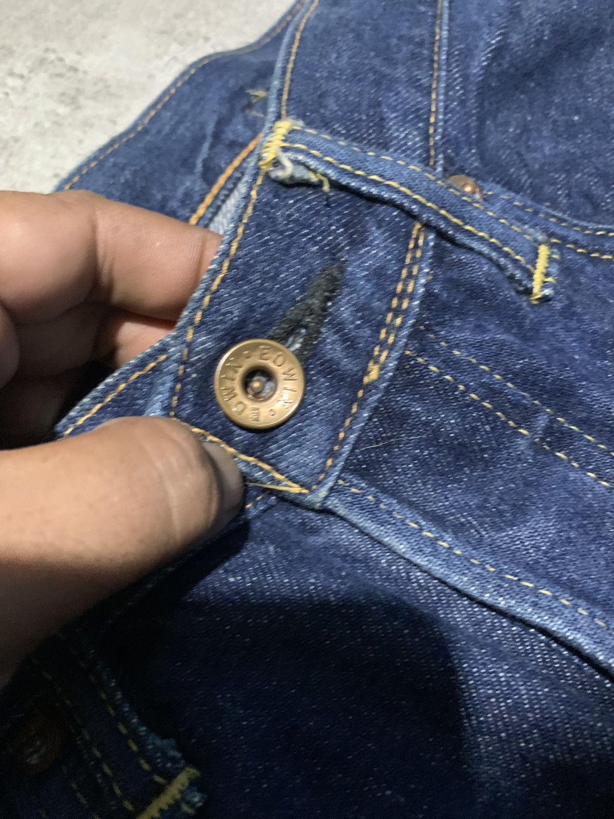 Edwin Redline Vintage Edwin buckle back sanforized selvedge jeans Size US 30 / EU 46 - 10 Thumbnail