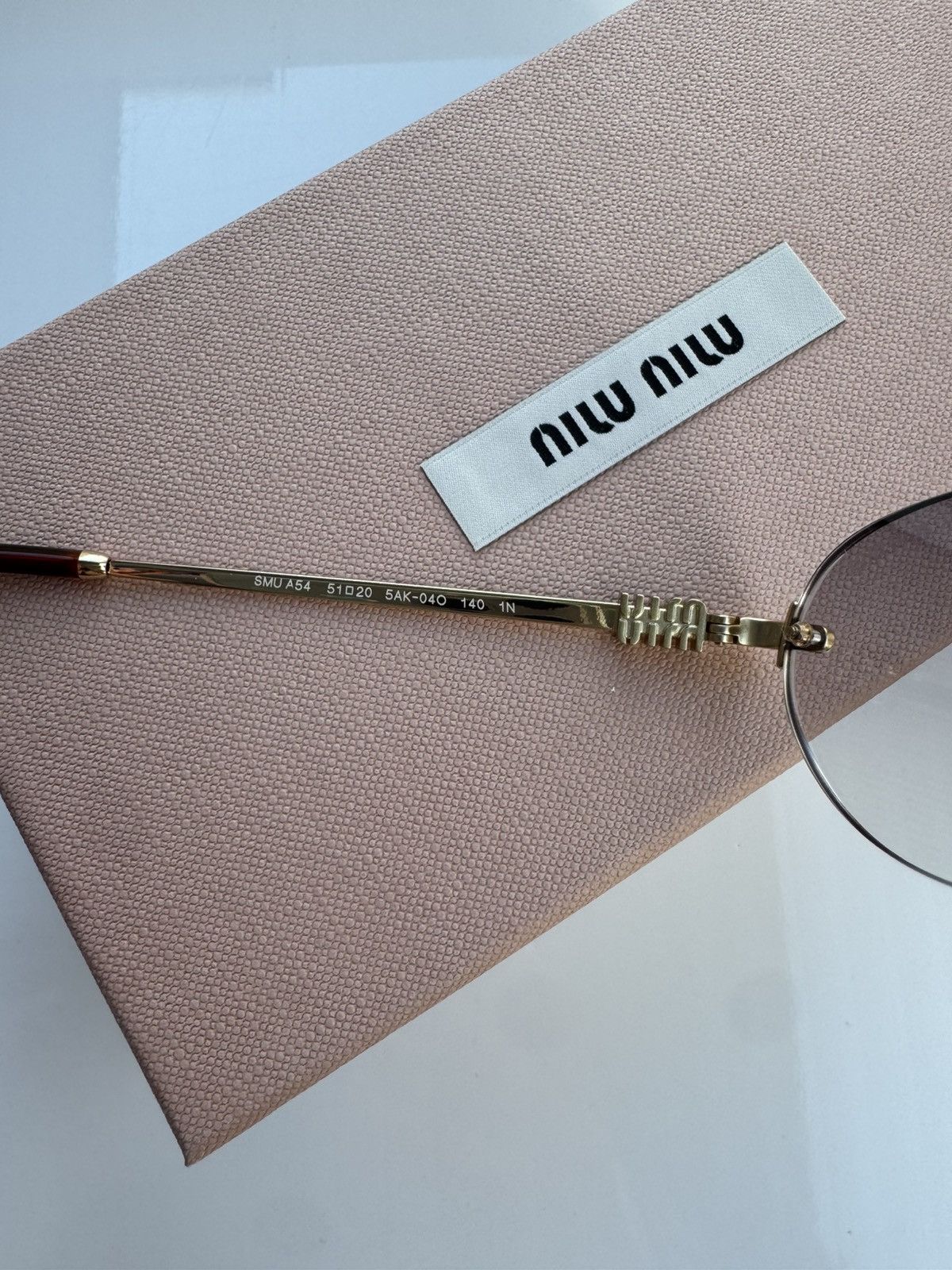 Miu Miu NEW Miu Miu sunglasses MU A54S 5AK04O Size ONE SIZE - 10 Thumbnail