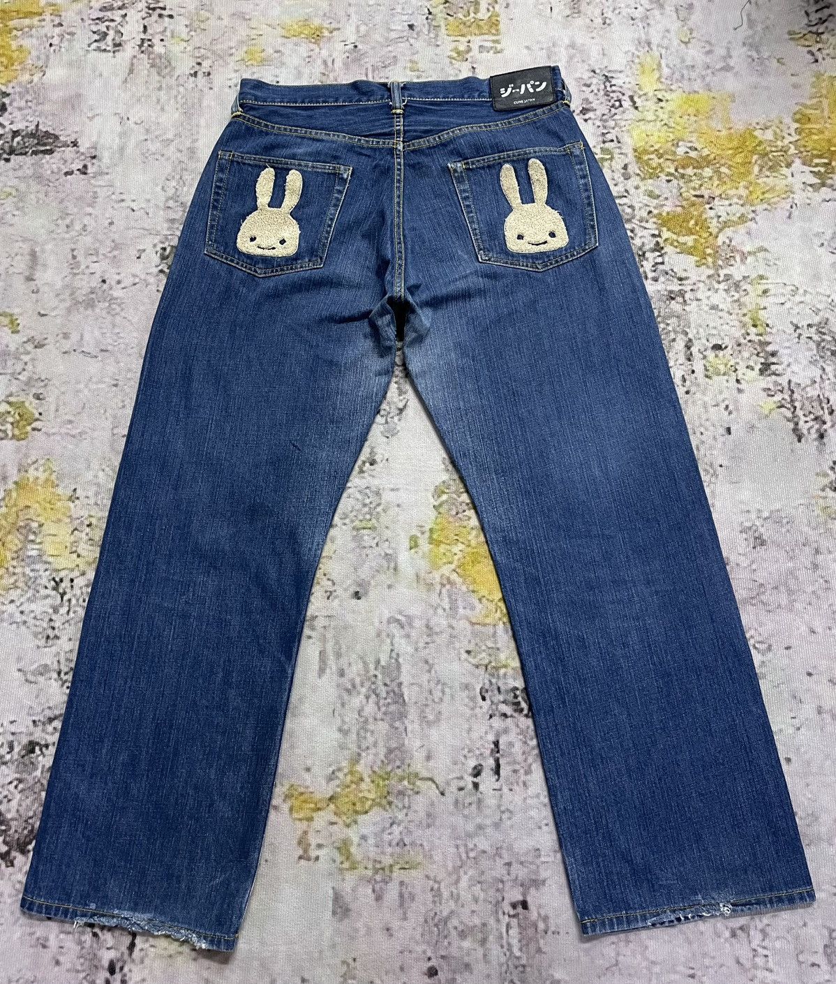 Japanese Brand Japanese Cune Embroidered Jeans Painted Size US 34 / EU 50 - 2 Thumbnail