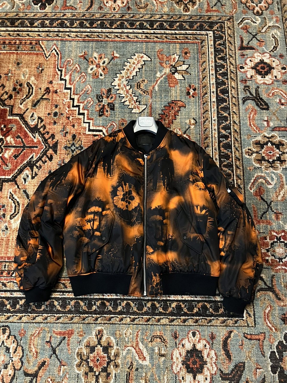 ジャケット・アウター Prada by Raf Simons Wool Blend Coat Brand New Prada by Raf Simons Re-nylon Black & Red Bomber