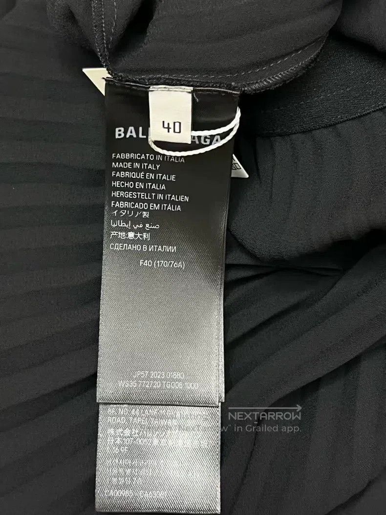 Balenciaga Balenciaga Pleated Skirt Size 39" - 6 Thumbnail