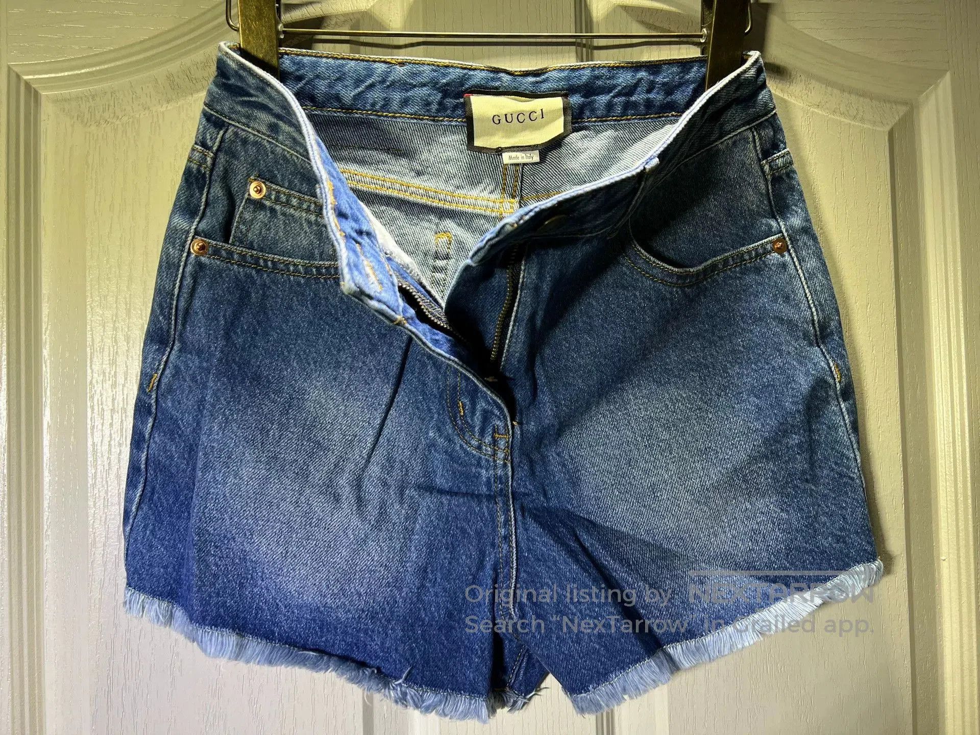 Gucci Gucci Women's Spring Summer Denim Shorts. Size 36" / US 14 / IT 50 - 1 Thumbnail