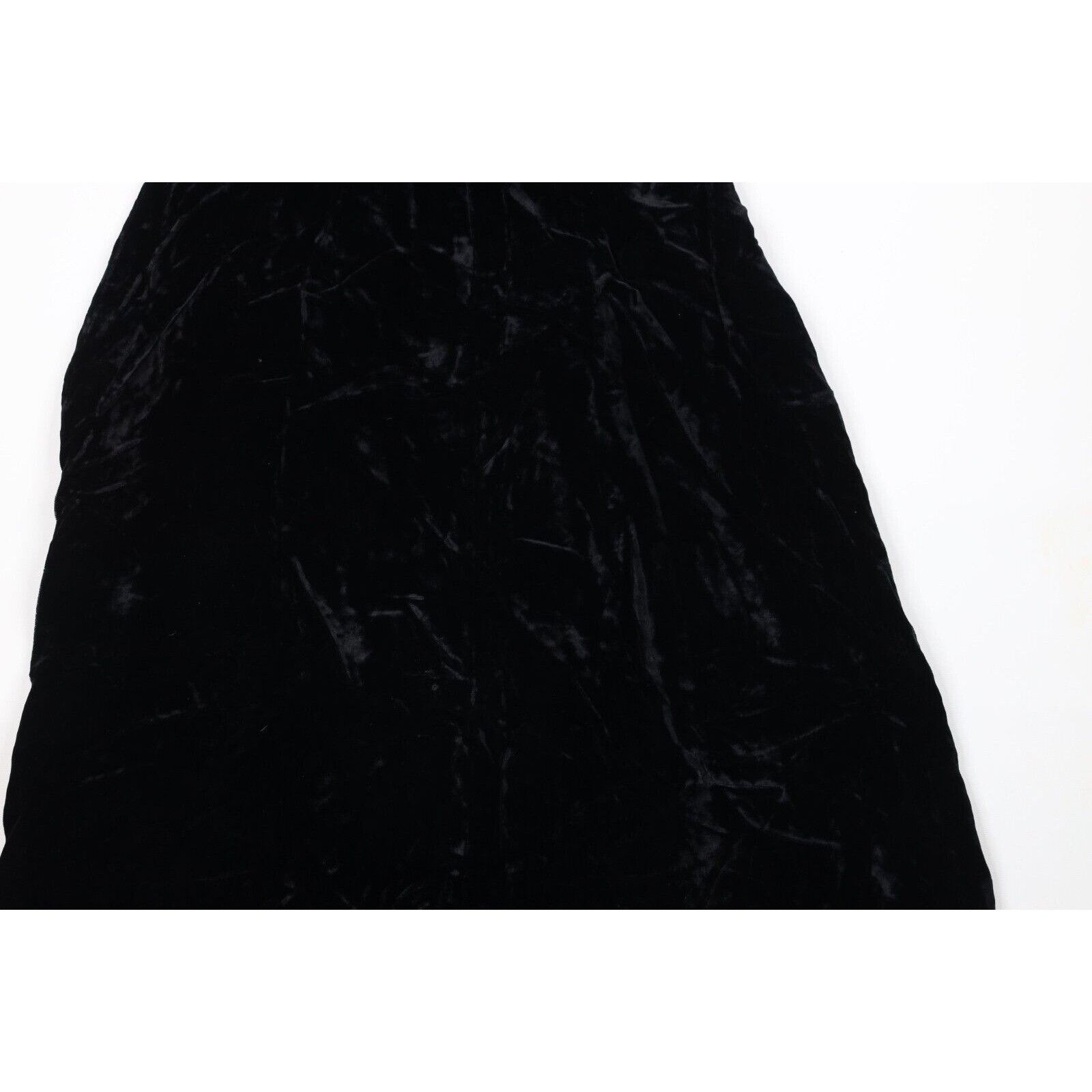 Vintage Vintage 50s 60s Streetwear Velvet Velour Full Length Skirt Size 26" / US 2 / IT 38 - 3 Thumbnail