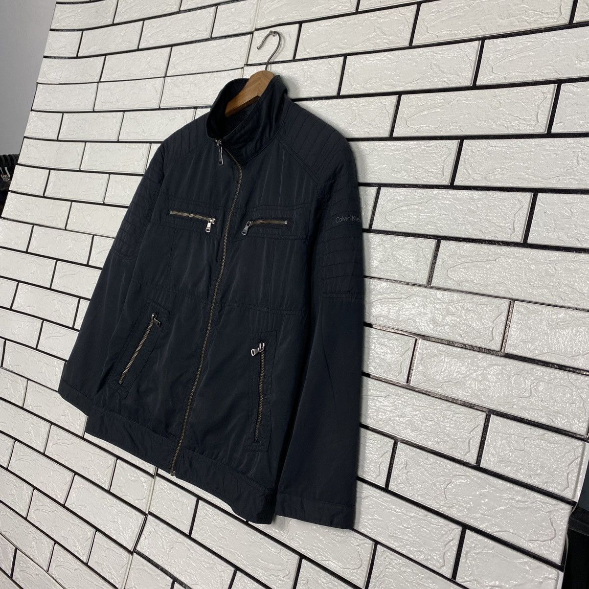 Calvin Klein 📌Vintage Zipper Bomber Jacket Calvin Klein Jeans Size US M / EU 48-50 / 2 - 3 Thumbnail