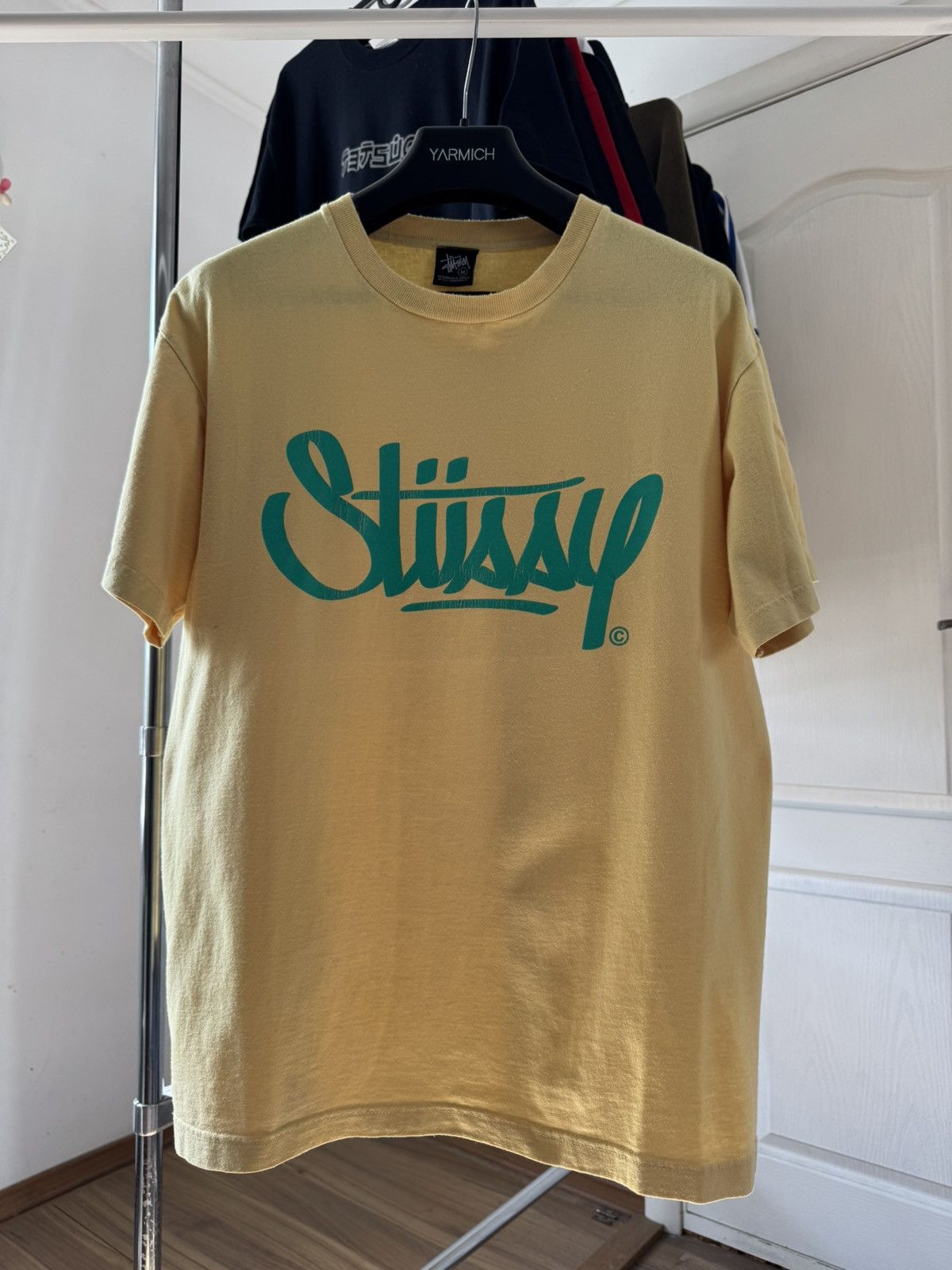 Stussy VTG 2000s STUSSY SPELLOUT Logo Archive T Shirt Size US M / EU 48-50 / 2 - 1 Thumbnail