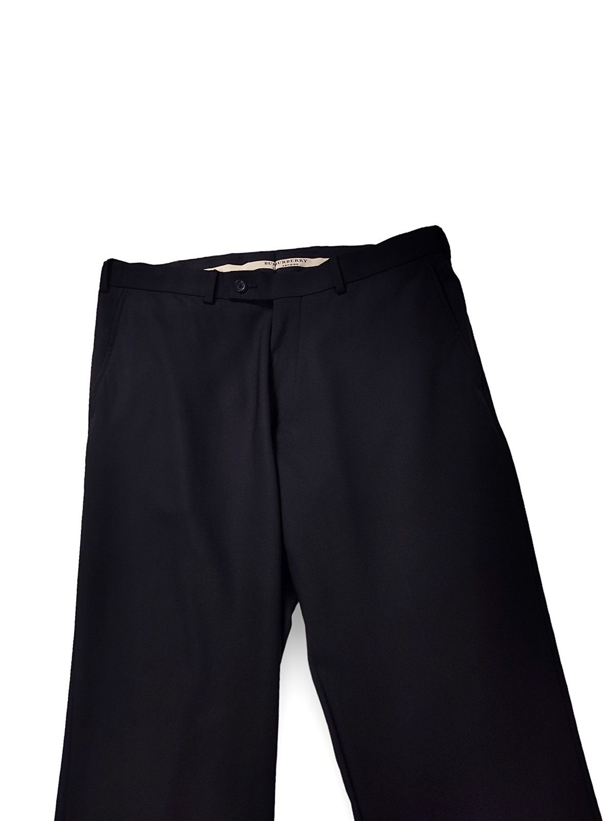 Burberry Burberry Satin Wool Straight Fit Trousers Size US 34 / EU 50 - 7 Thumbnail