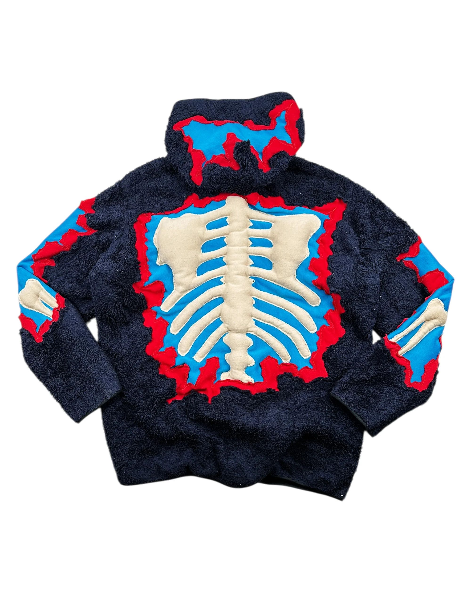 Japanese Brand Re-worked 1 of 1 Bone Puffy Deep Sherpa Jacket Size XL Size US XL / EU 56 / 4 - 4 Thumbnail