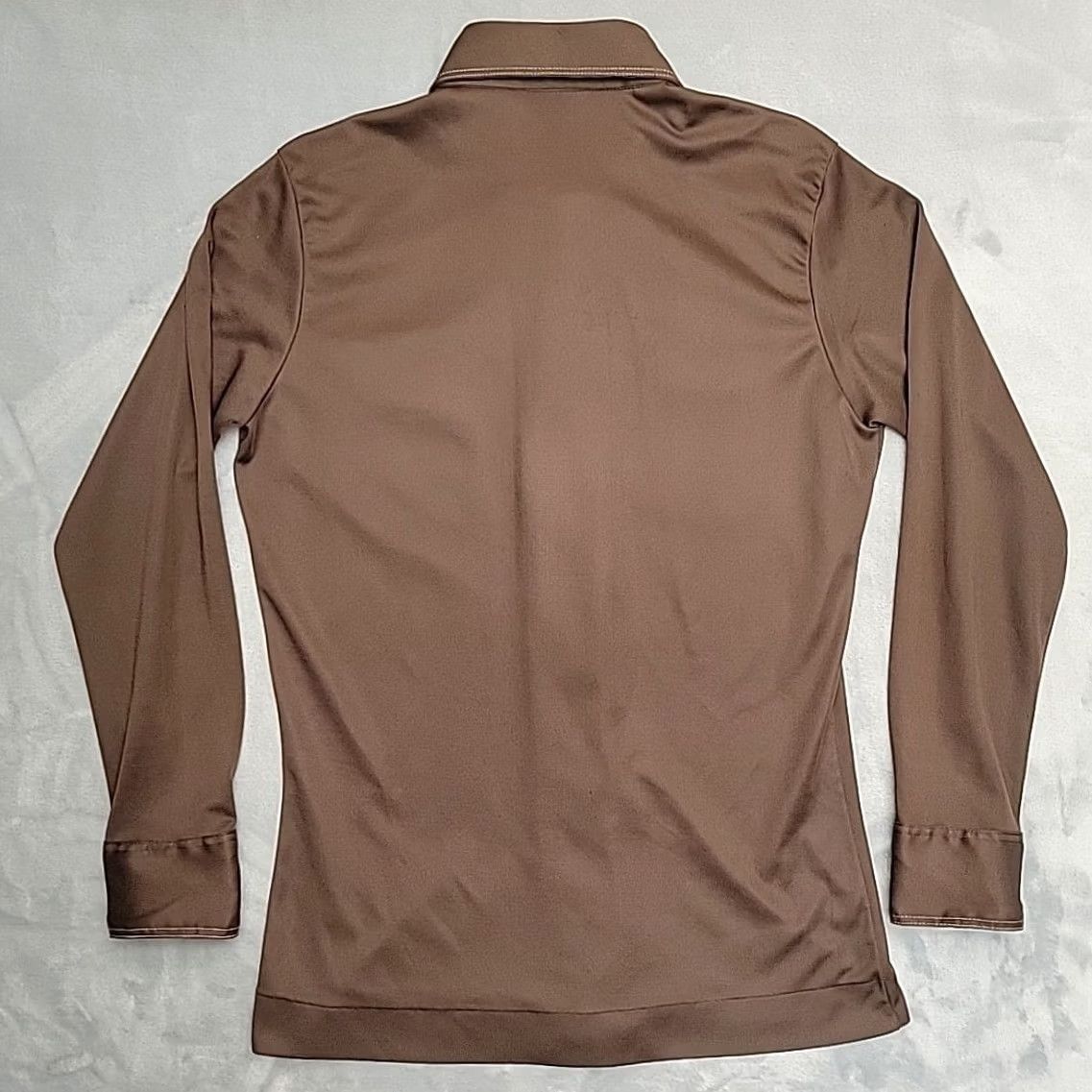 Vintage VINTAGE joel California Shirt Mens M Brown Western Disco Contrast Stitch 70s Size US M / EU 48-50 / 2 - 6 Thumbnail