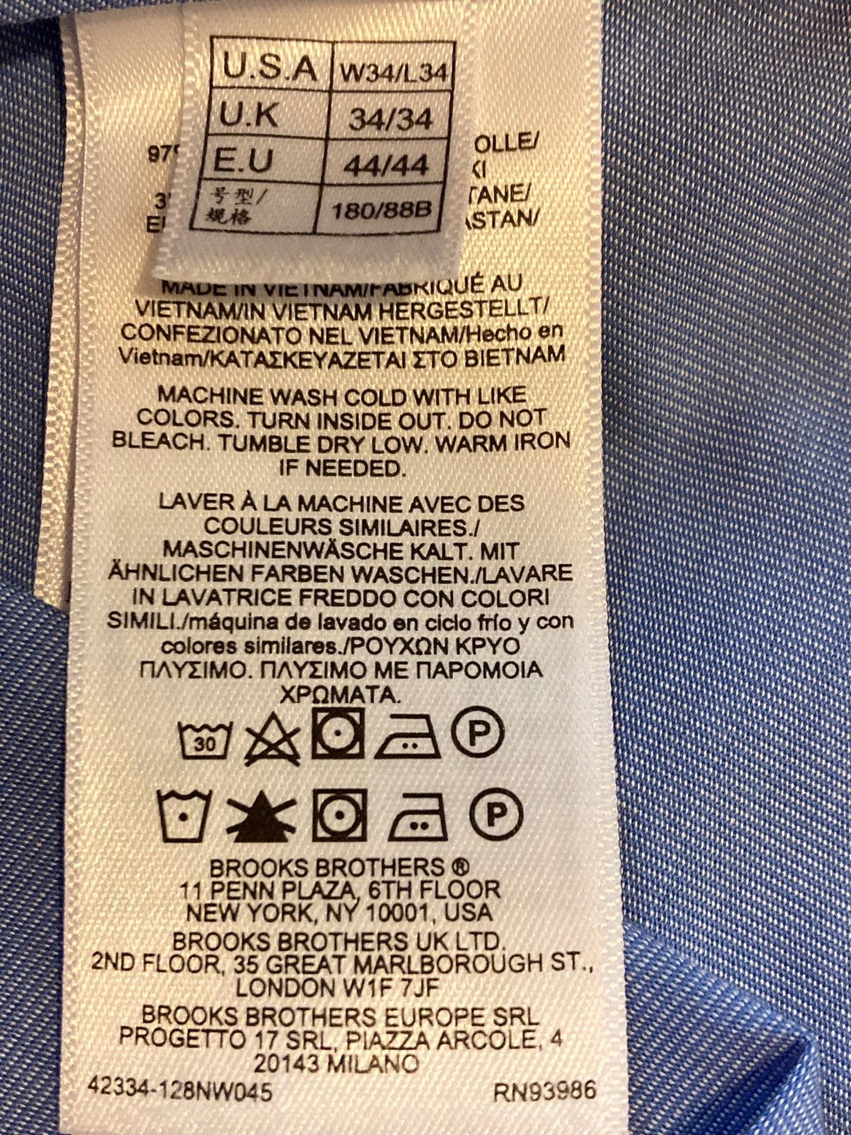 Brooks Brothers NWT Brooks Brothers Men’s Lightweight Advantage Chino Pants Size US 34 / EU 50 - 8 Thumbnail