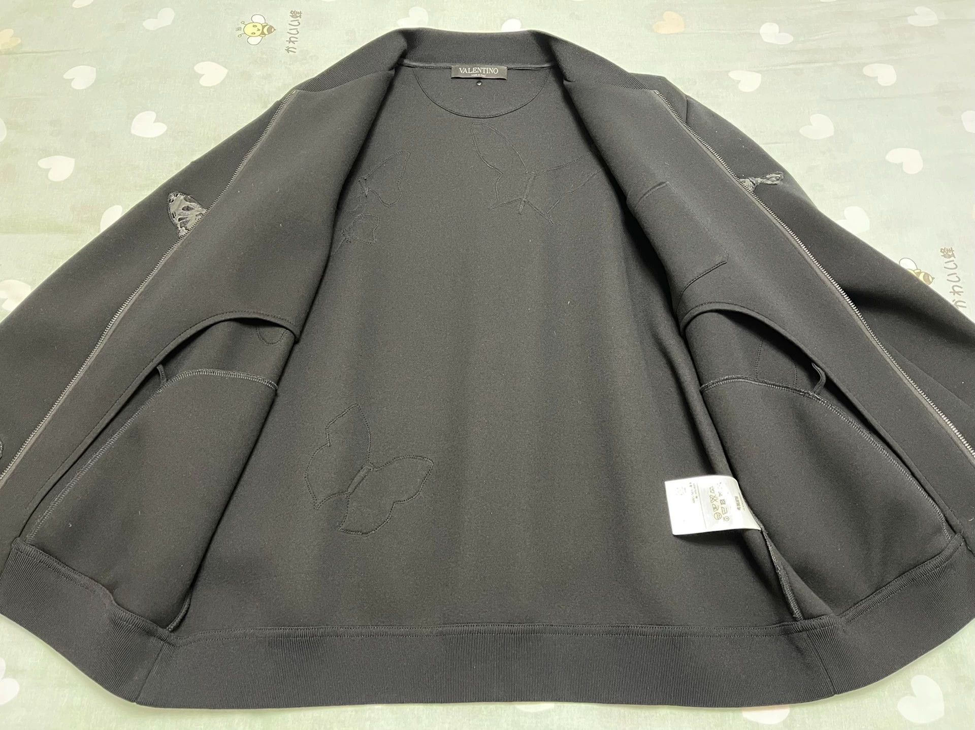 Valentino Valentino VLTN Butterfly Show Jacket Men's M Black Size US M / EU 48-50 / 2 - 4 Thumbnail