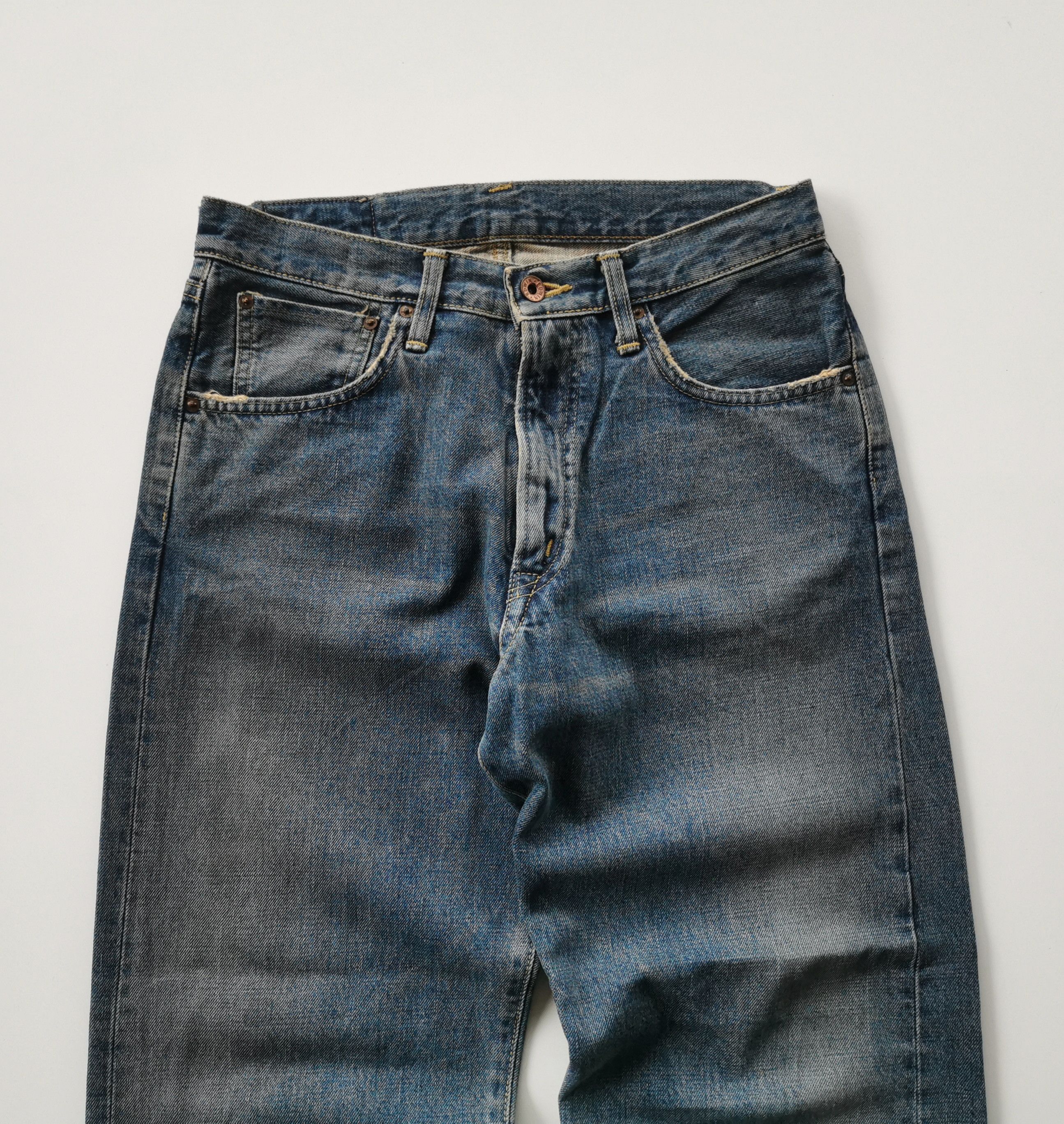 Edwin × If Six Was Nine × Le Grande Bleu (L.G.B.) Edwin 505X Selvedge denim jeans Size US 30 / EU 46 - 2 Thumbnail