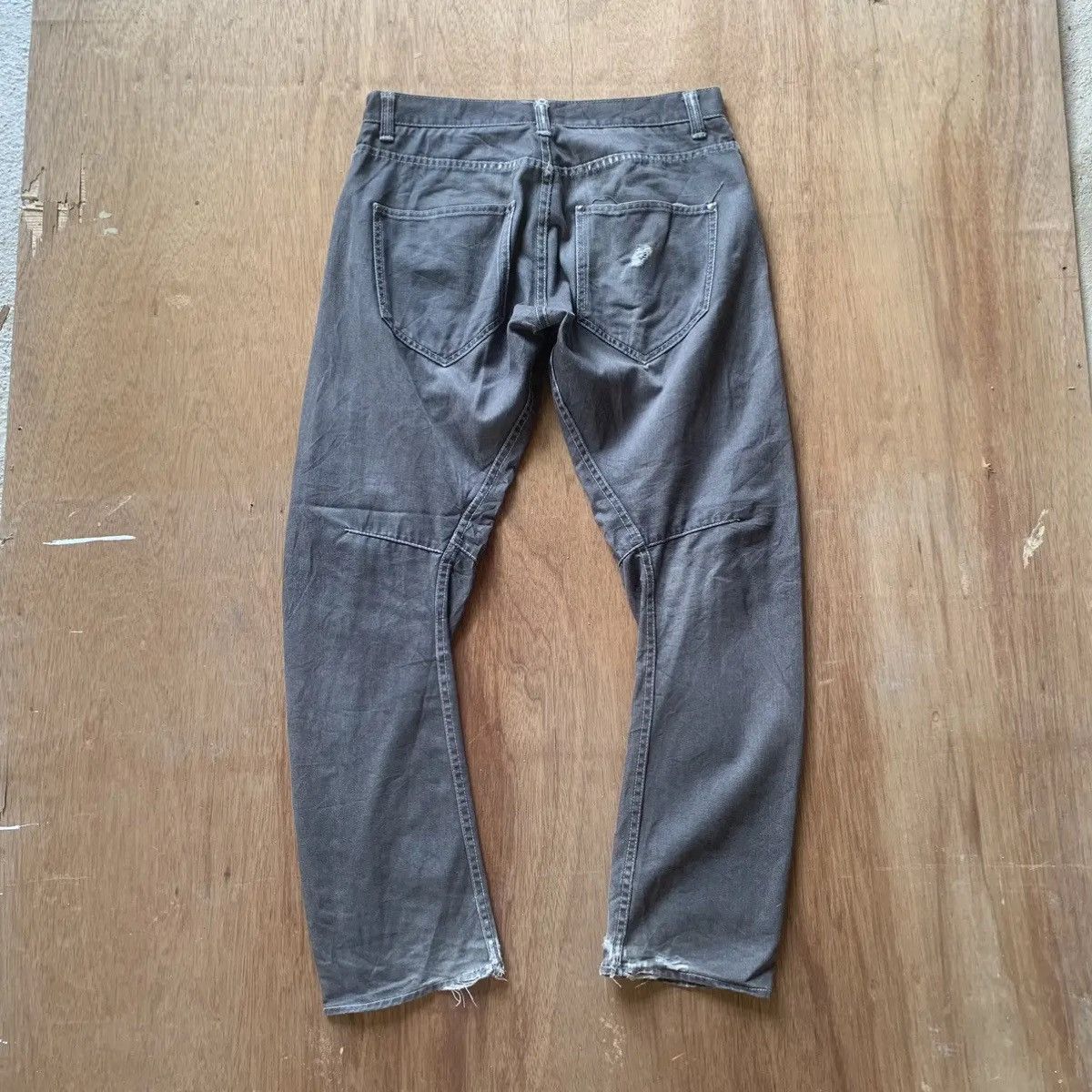 Beauty Beast EARTH TONE 🔥JAPANESE VINTAGE JEANS CURVE LEG TROUSERS FADED Size US 32 / EU 48 - 9 Thumbnail