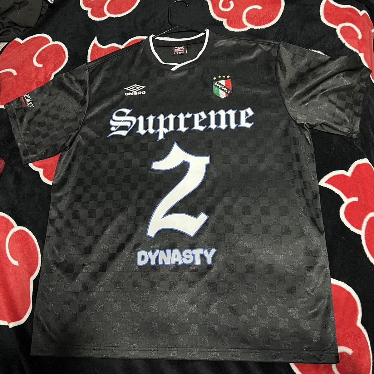 image of Supreme x Umbro Jersey in Black, Men's (Size XL)