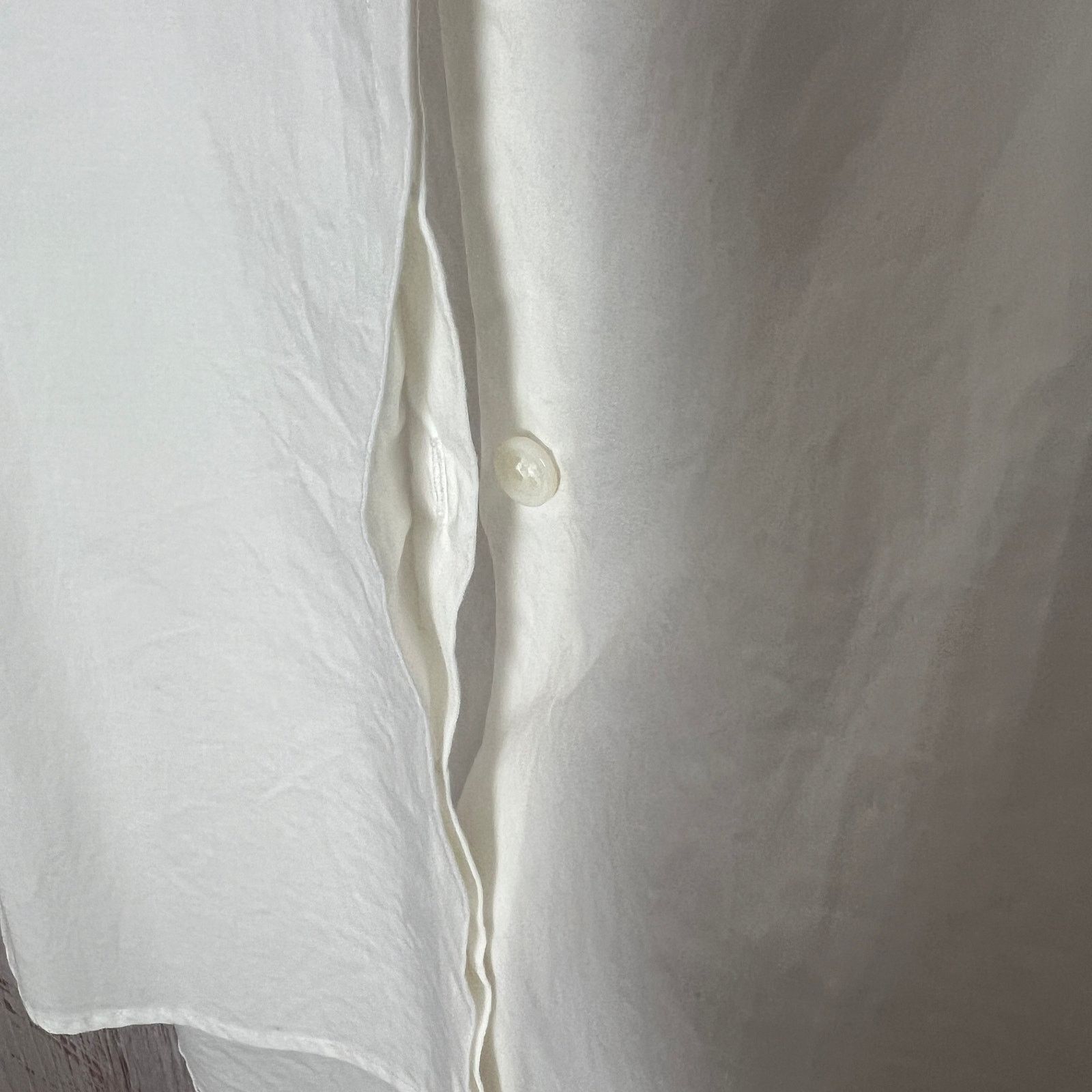 The Row The Row Puff Sleeve Button Up Shirt White Size 4 Cotton Size S / US 4 / IT 40 - 7 Thumbnail