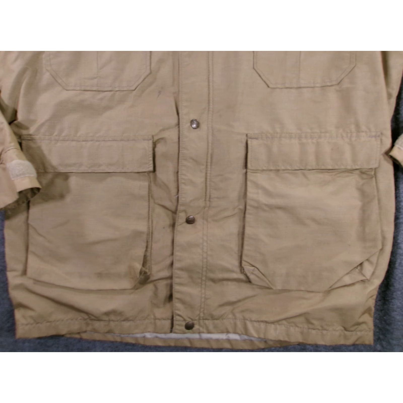 Vintage L.L. Bean Vintage Parka Men Large Beige Wool Lined Coat Outdoor Hiking Workwear 80s Size US L / EU 52-54 / 3 - 3 Thumbnail