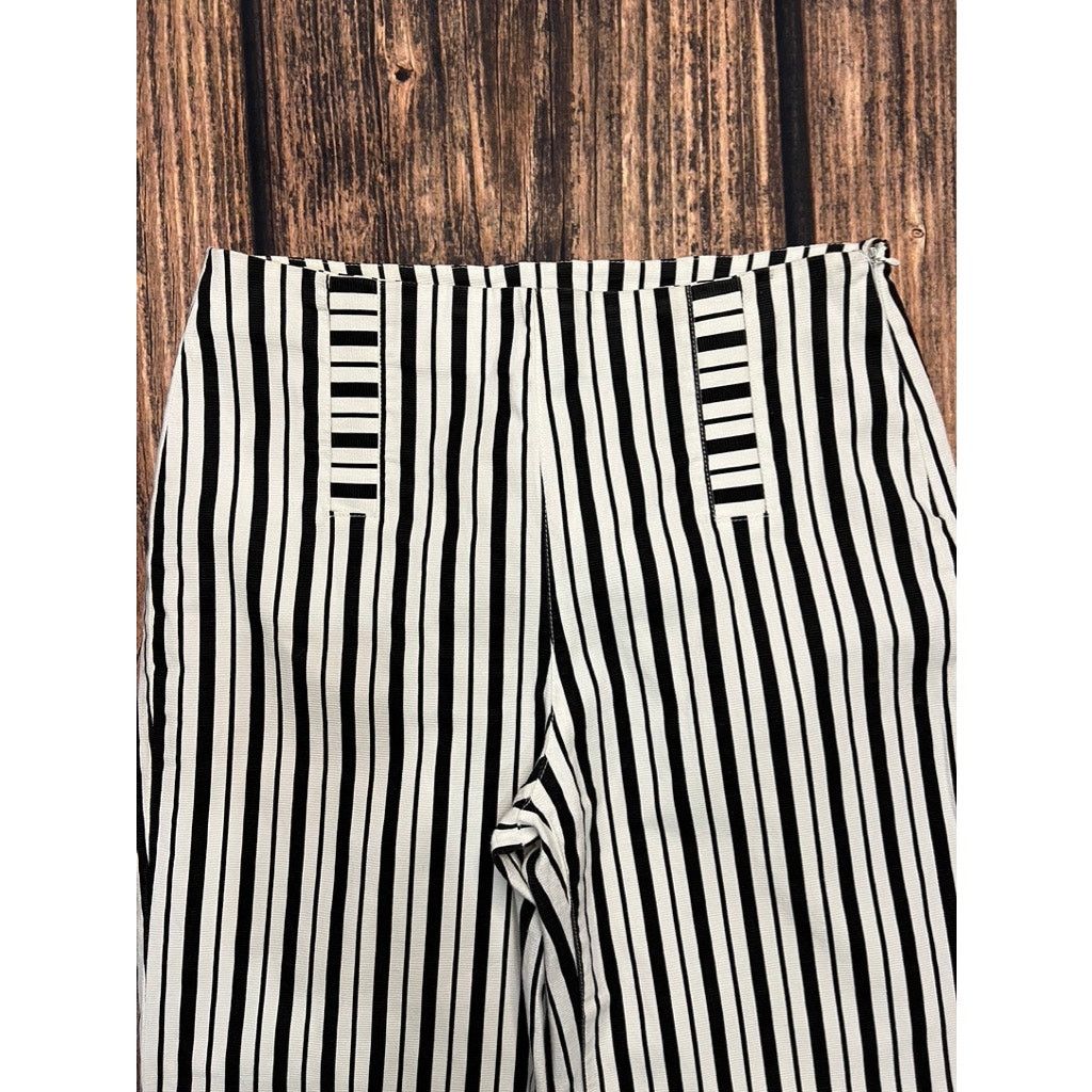 Boston Proper Boston Proper Women's Striped Palazzo Pants Size 10 Size 32" / US 10 / IT 46 - 2 Thumbnail