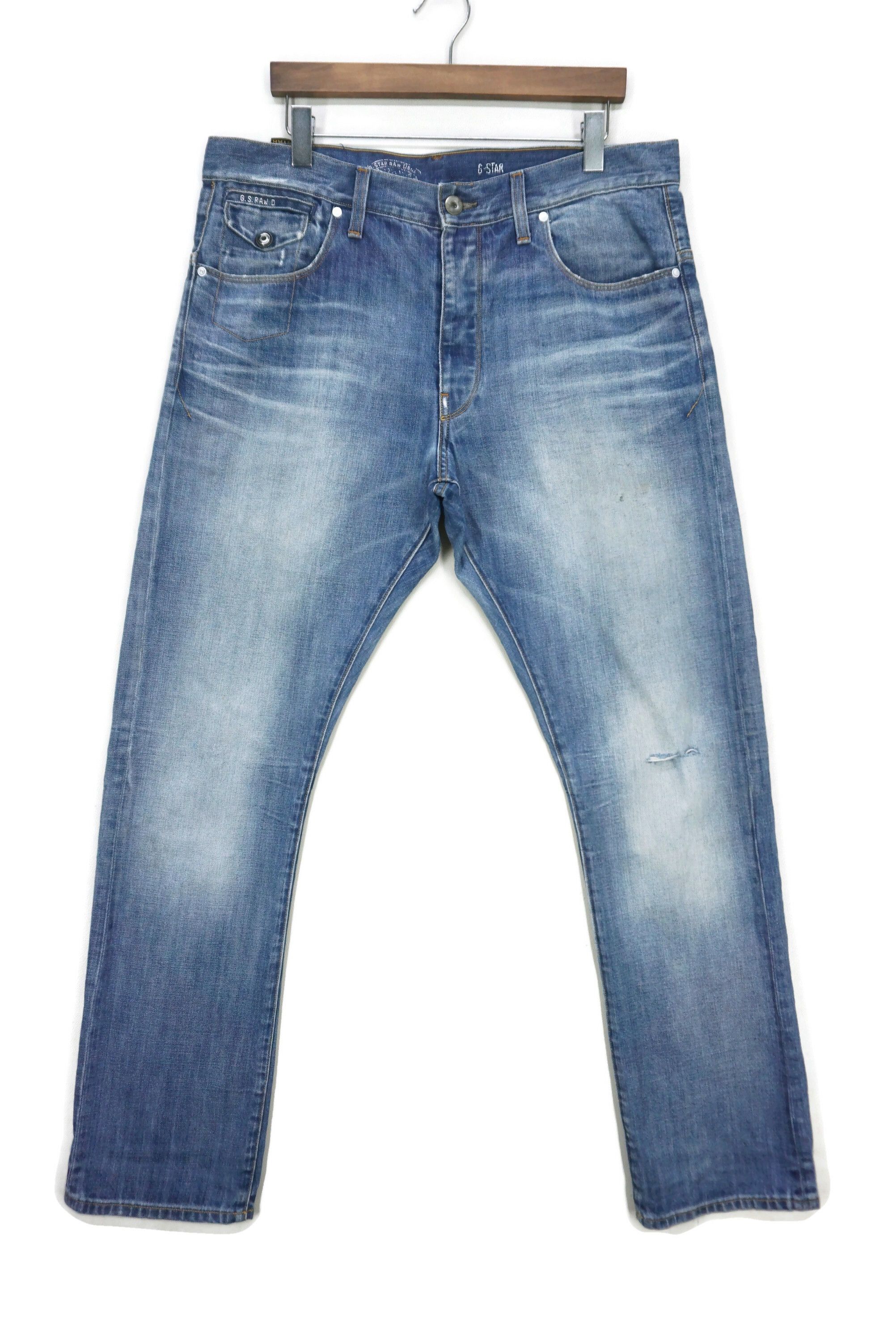 G-Star G-star Jeans Size W37xL32.5 Morris Tapered Button Fly Denim Size US 36 / EU 52 - 1 Thumbnail