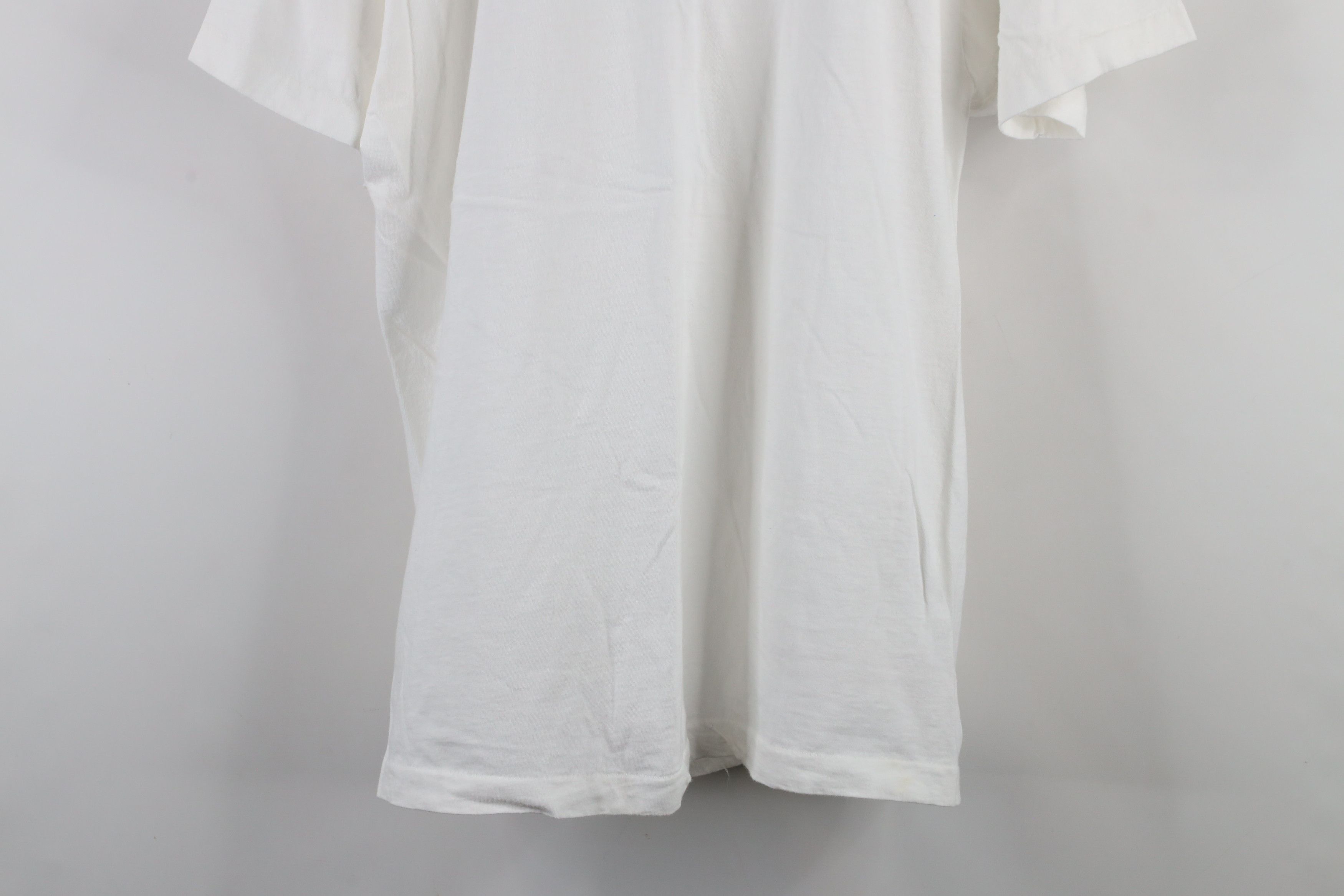 Vintage Vintage 90s Streetwear Cotton Short Sleeve T-Shirt White USA Size US XL / EU 56 / 4 - 3 Thumbnail