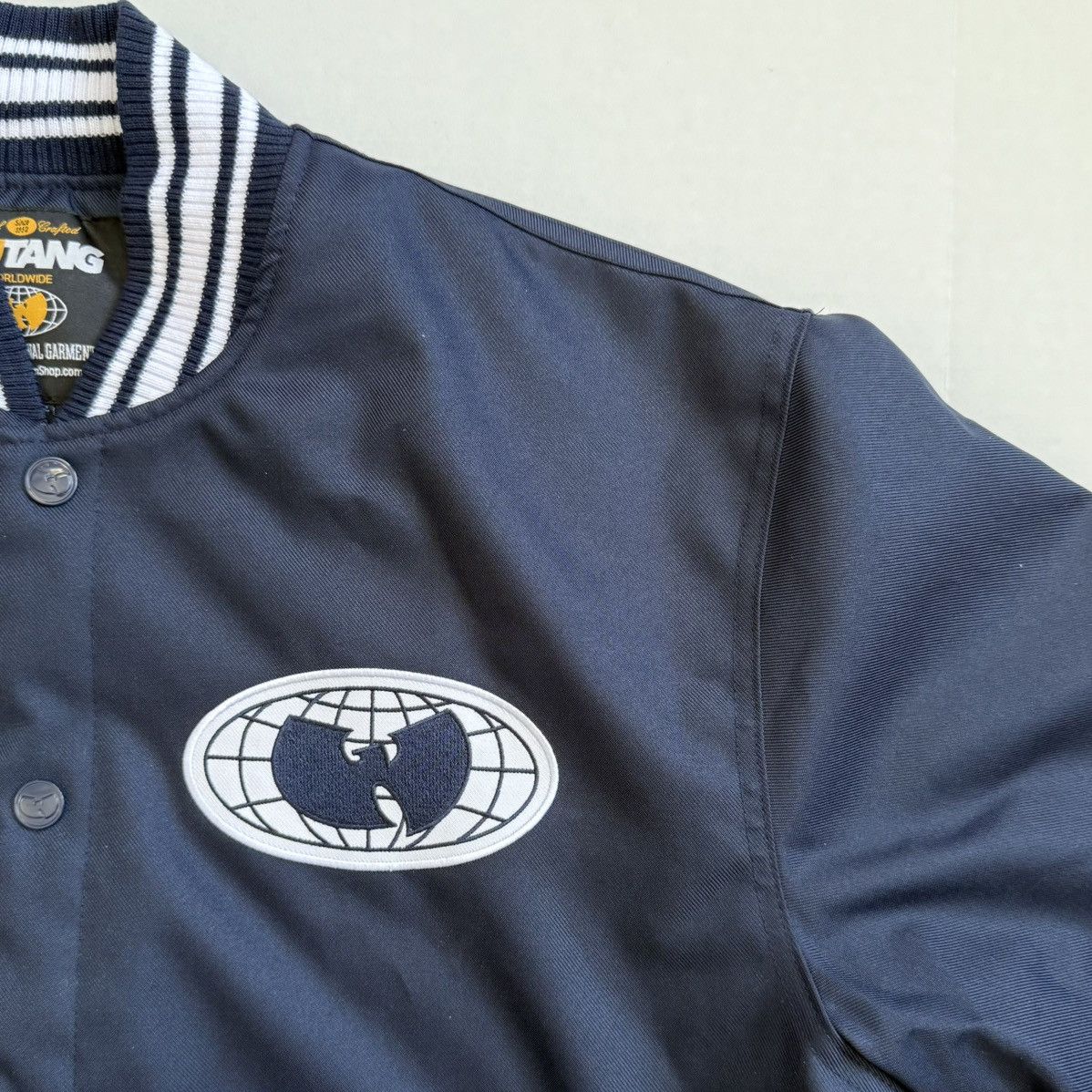 Wu-Tang Clan 🔴Wu-Tang Jacket Size Large All City Bomber Navy Blue Wu-Wear Size US L / EU 52-54 / 3 - 12 Thumbnail