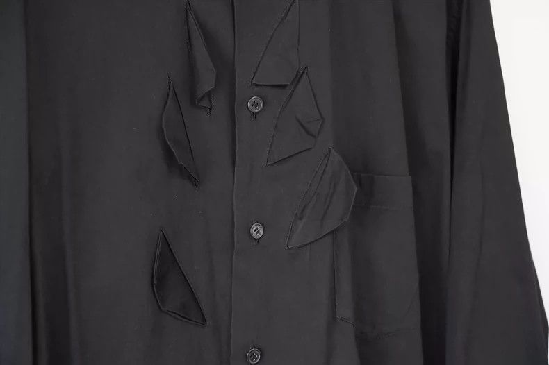 Yohji Yamamoto Yohji Yamamoto12SS Shaped Collar Shirt 2503-Nextarrow Size US XL / EU 56 / 4 - 3 Thumbnail