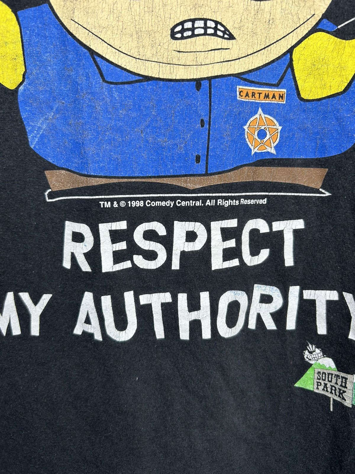 Cartoon Network × Vintage Vintage 1998 South Park Respect My Authority Tee Size US L / EU 52-54 / 3 - 9 Thumbnail