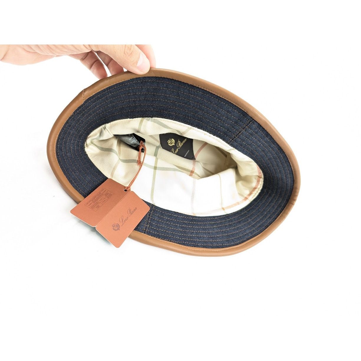 Loro Piana o1rshd1 Size: L Bucket Hat in Denim Size ONE SIZE - 9 Thumbnail
