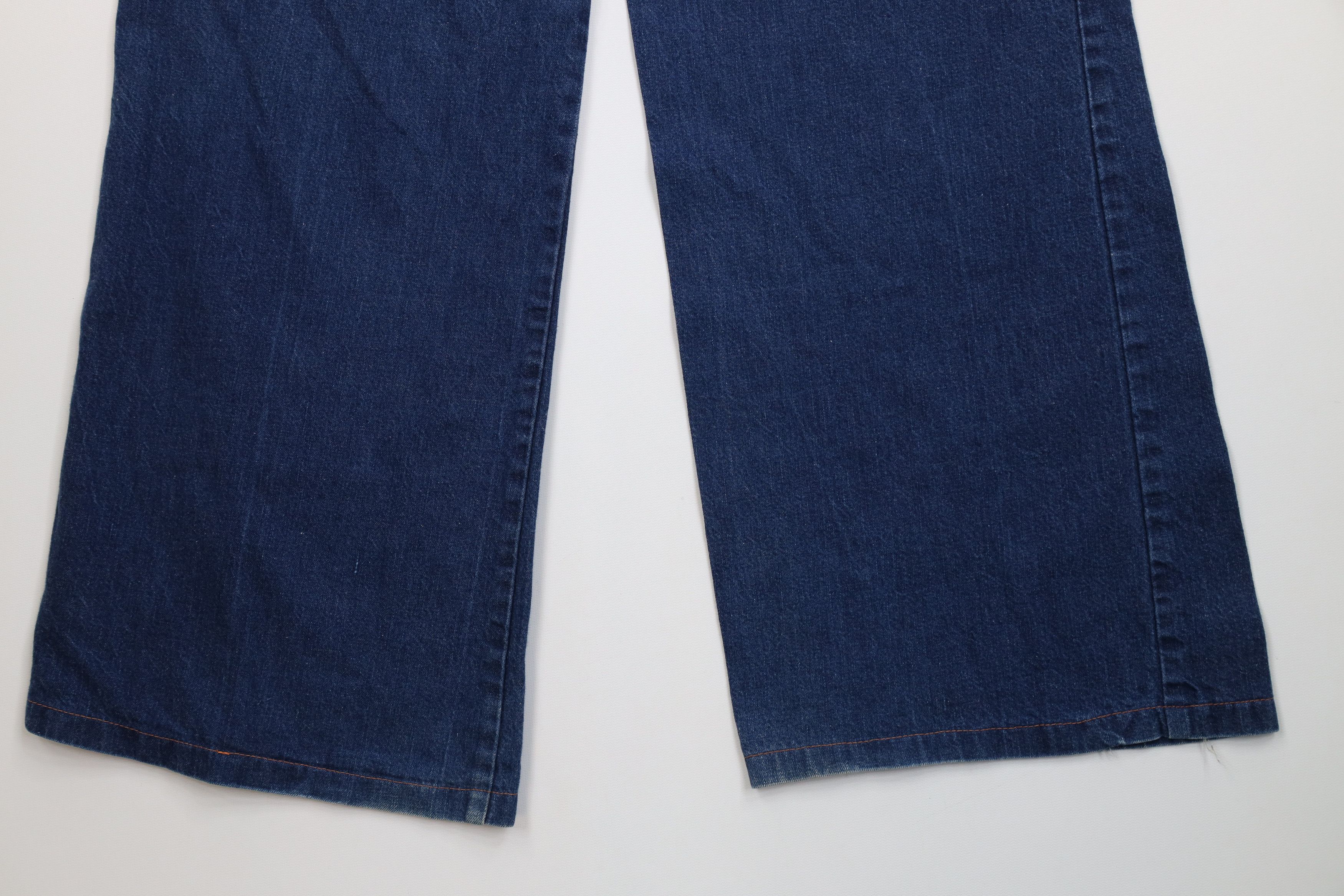 Vintage Vintage 70s Streetwear Utility Wide Leg Bell Bottoms Jeans Size 27" / US 4 / IT 40 - 15 Thumbnail