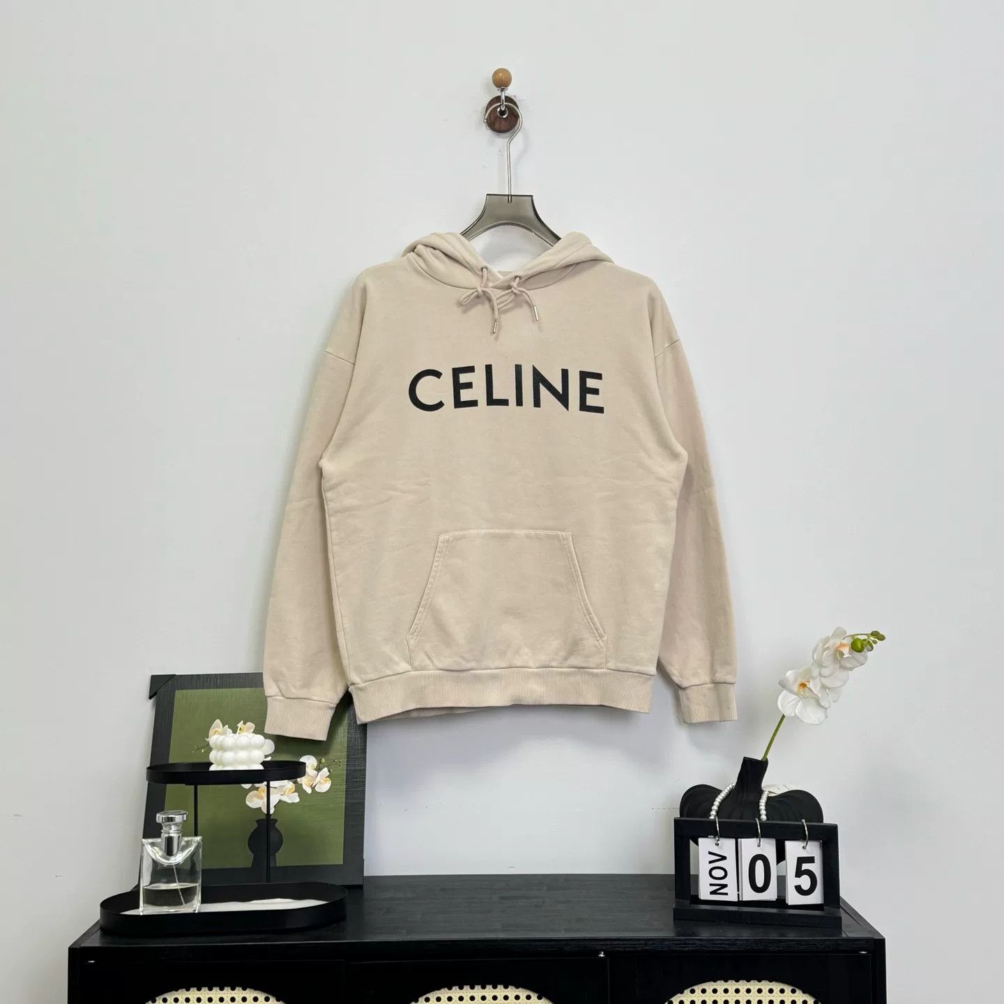 Celine Celine Logo Hoodie Size M Size US M / EU 48-50 / 2 - 1 Thumbnail