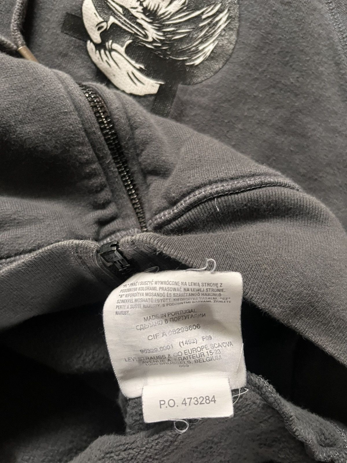 Levi's × Vintage Vintage Y2k 2000s Levi’s Engineered ZIP hoodie Size US L / EU 52-54 / 3 - 5 Thumbnail