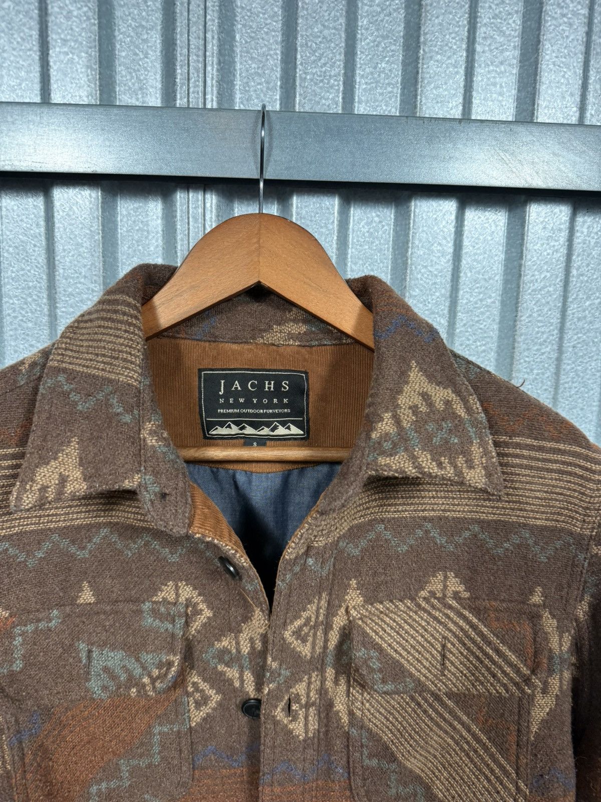 JACHS NY Insane Jachs NY Brown Fleece Button Up Western Jacket Size US M / EU 48-50 / 2 - 7 Thumbnail