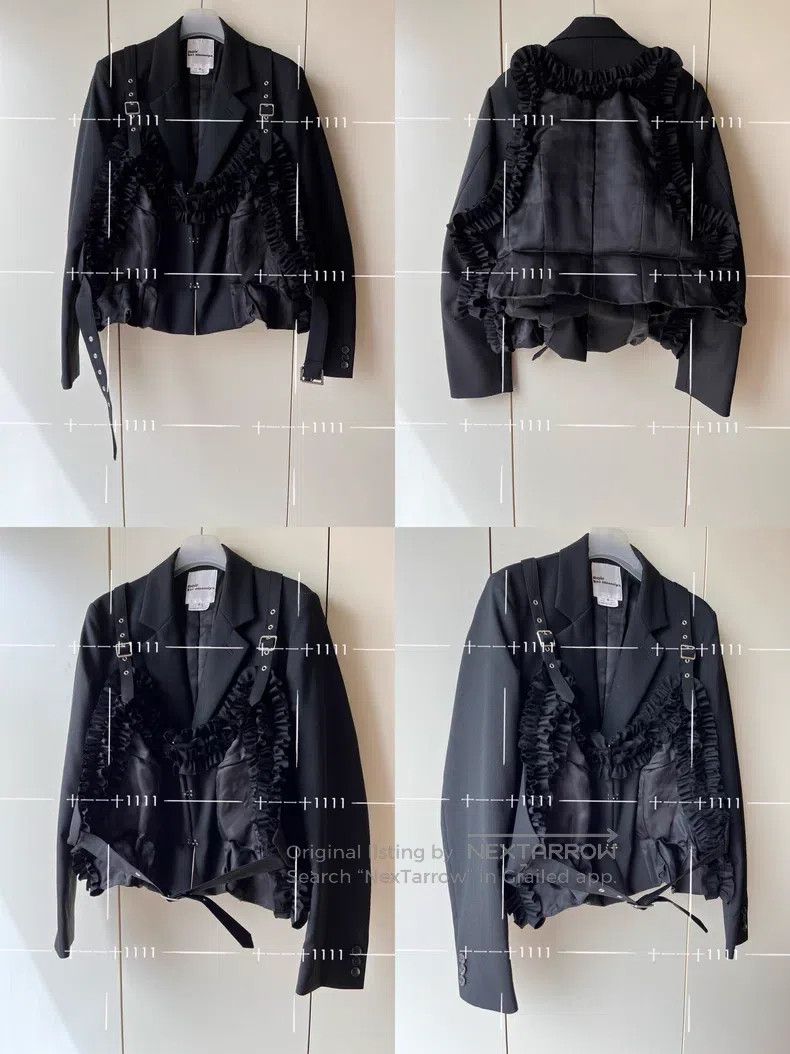 Comme des Garcons Comme Des Garcons Notched Lapel Tie Belt Coat Transformed Size S / US 4 / IT 40 - 7 Thumbnail
